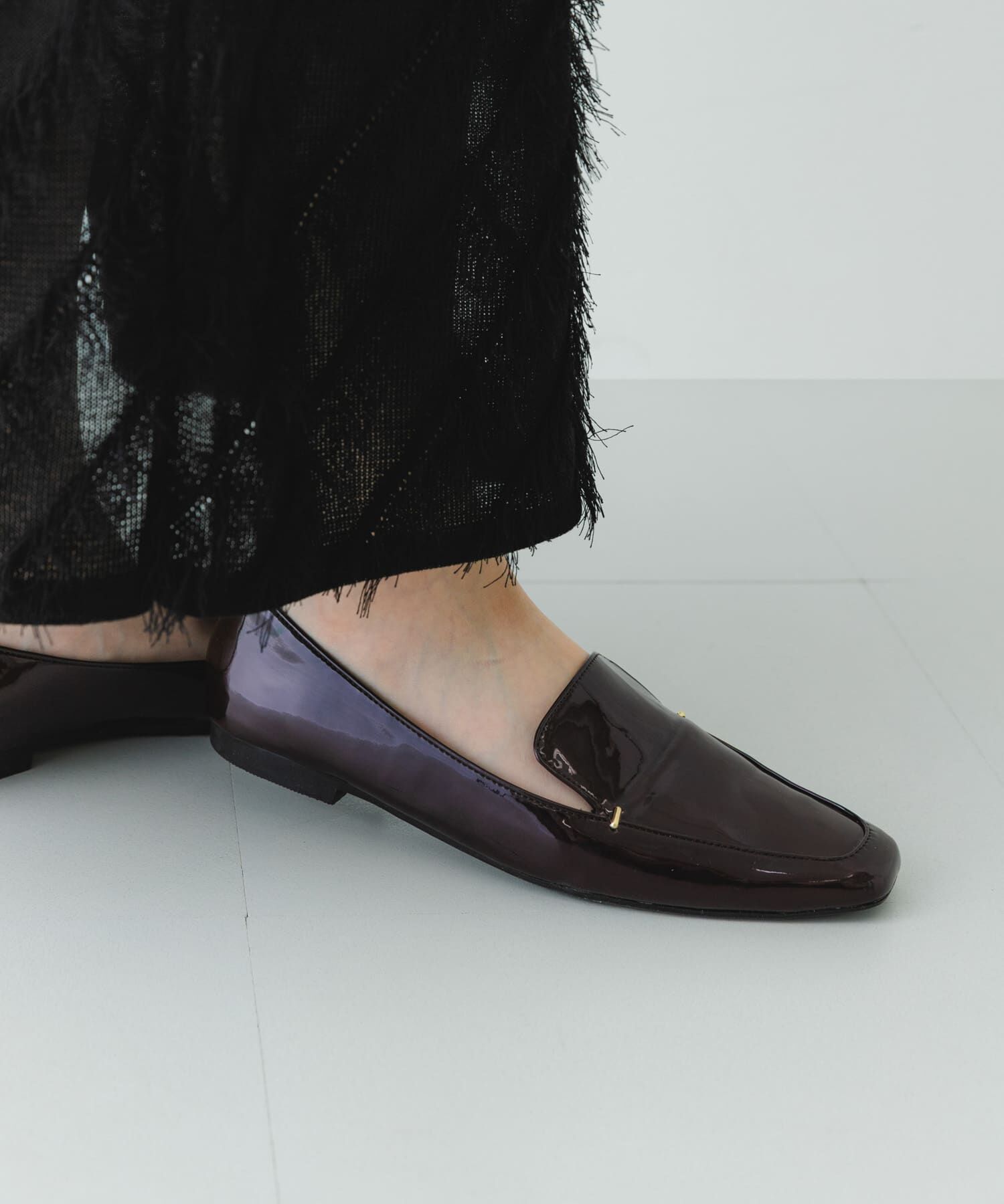 RODE SKO「『MADE IN JAPAN』スクエアトゥプチメタルローファー」|ローファー|