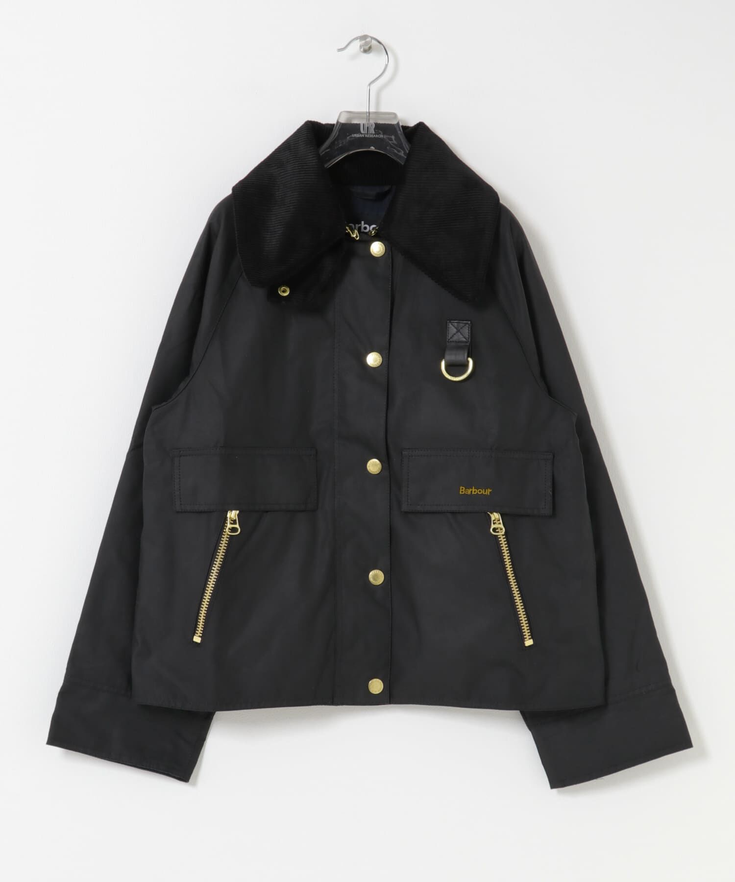 URBAN RESEARCH「Barbour　catton wax jacket」|ノーカラーコート|