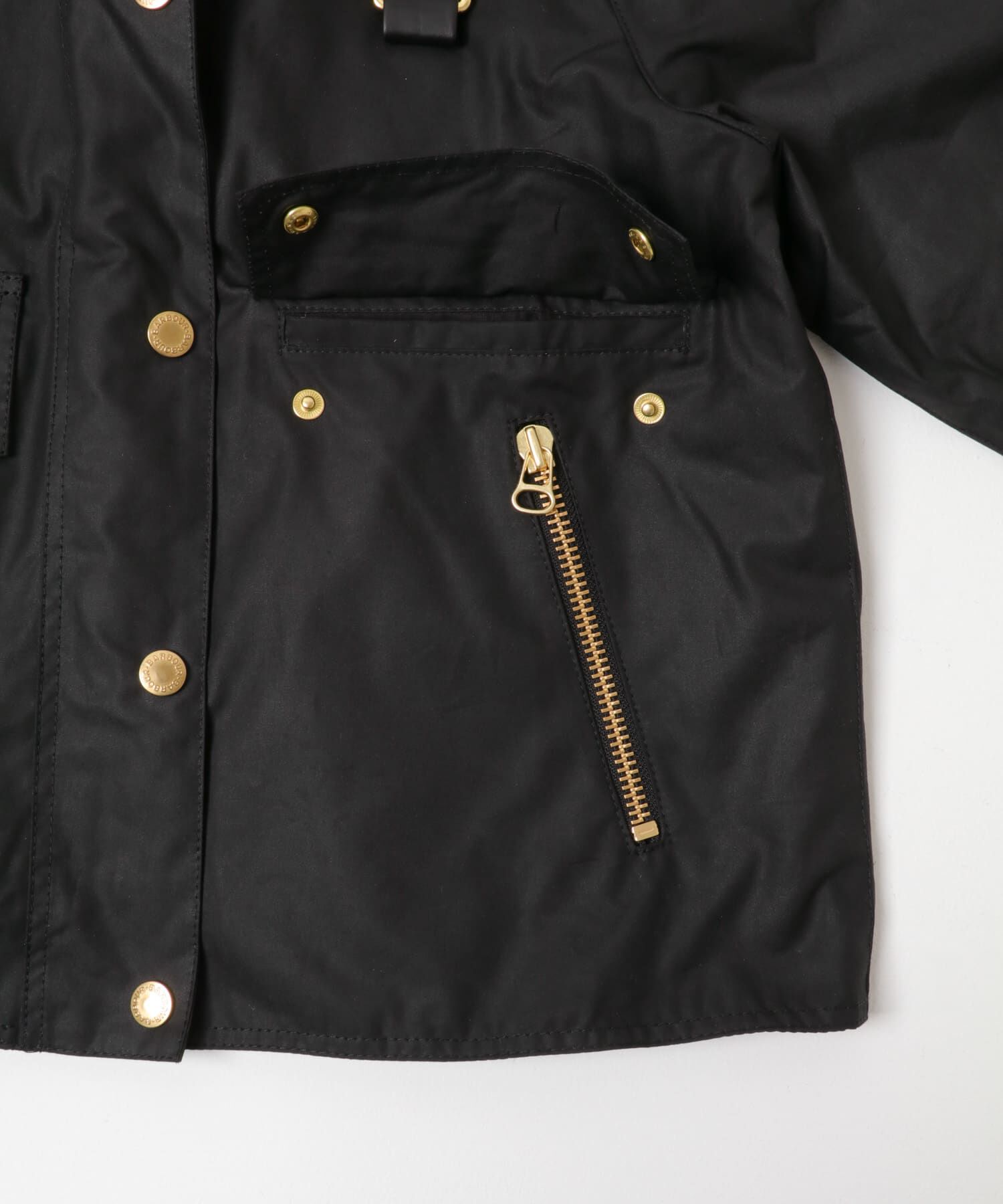 URBAN RESEARCH「Barbour　catton wax jacket」|ノーカラーコート|