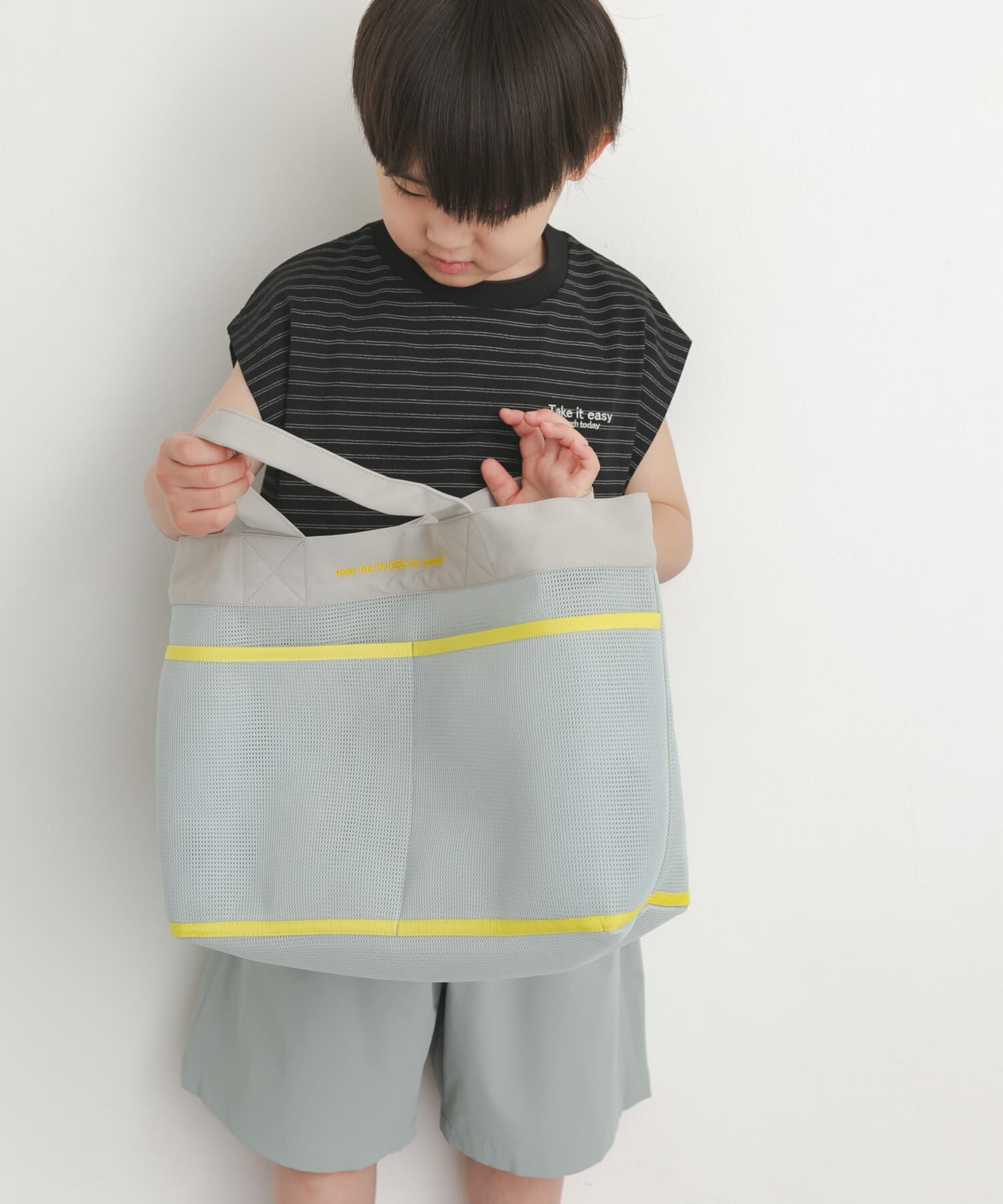 URBAN RESEARCH DOORS「メッシュトートバッグ(KIDS)」|その他|グレー系その他