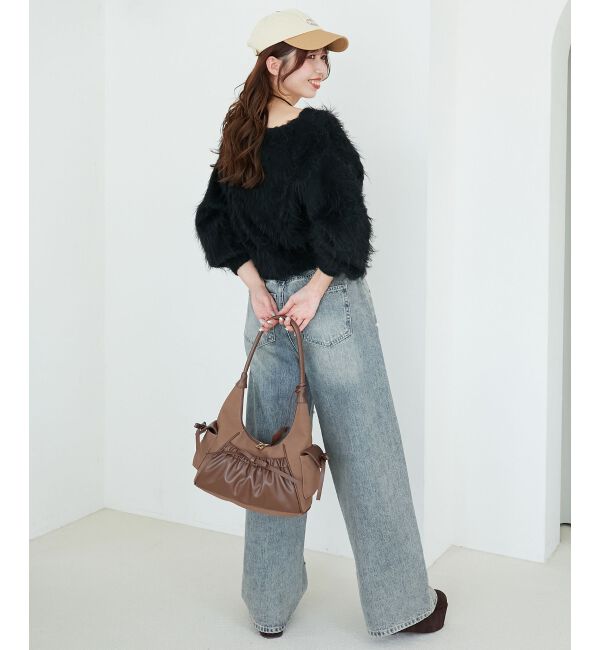  「ふわふわカシュクールニット」|ニット・セーター|