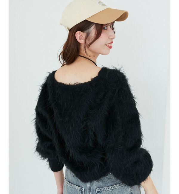  「ふわふわカシュクールニット」|ニット・セーター|