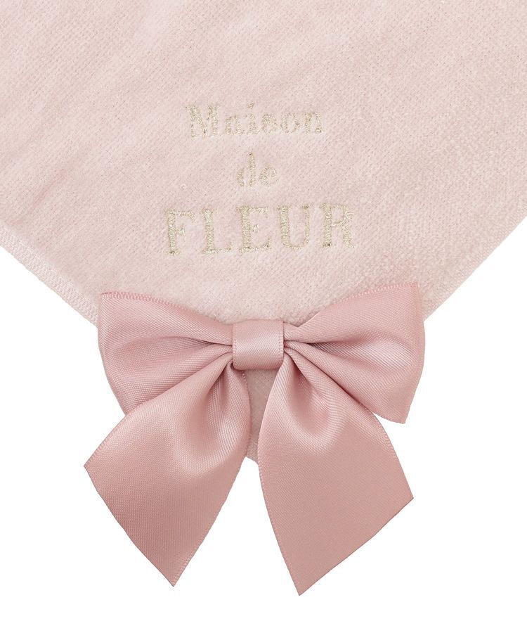 Maison de FLEUR「ビッグリボンタオルハンカチ」|ハンカチ|