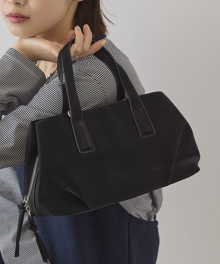 AMERICAN HOLIC「パーテーション2WAYボストンバッグ」|ショルダー・メッセンジャー|Black