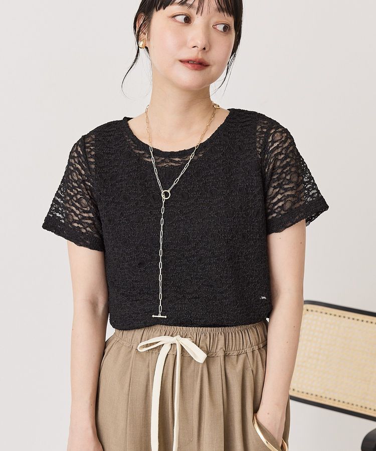 AMERICAN HOLIC「【選べるサイズ】レースプルオーバー」|Tシャツ・カットソー|