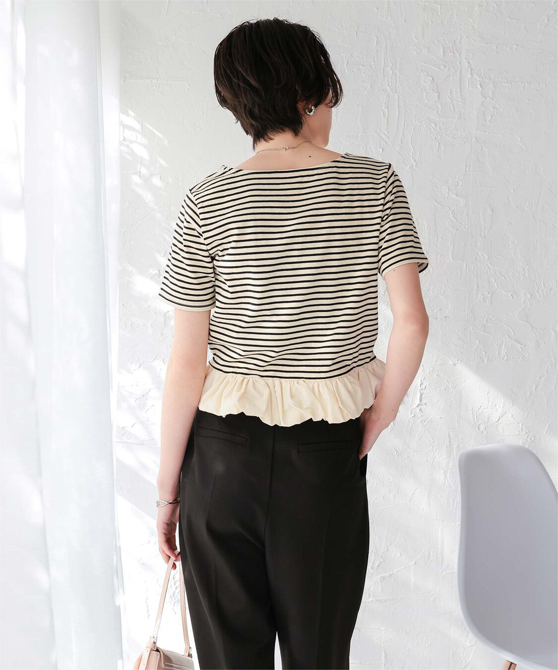 titivate「チビバルーン半袖トップス」|Tシャツ・カットソー|