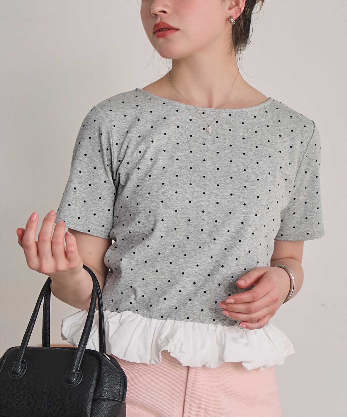 titivate「チビバルーン半袖トップス」|Tシャツ・カットソー|