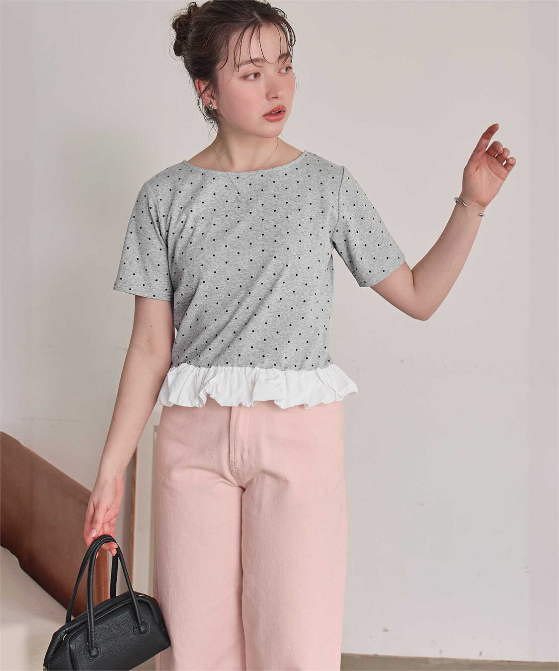 titivate「チビバルーン半袖トップス」|Tシャツ・カットソー|