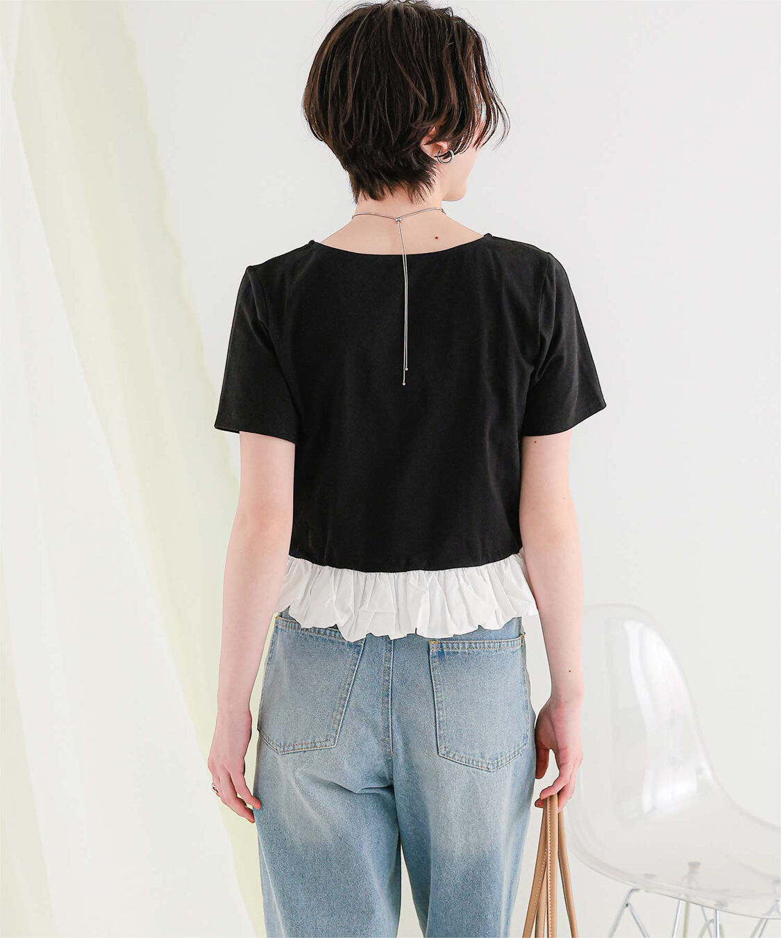 titivate「チビバルーン半袖トップス」|Tシャツ・カットソー|