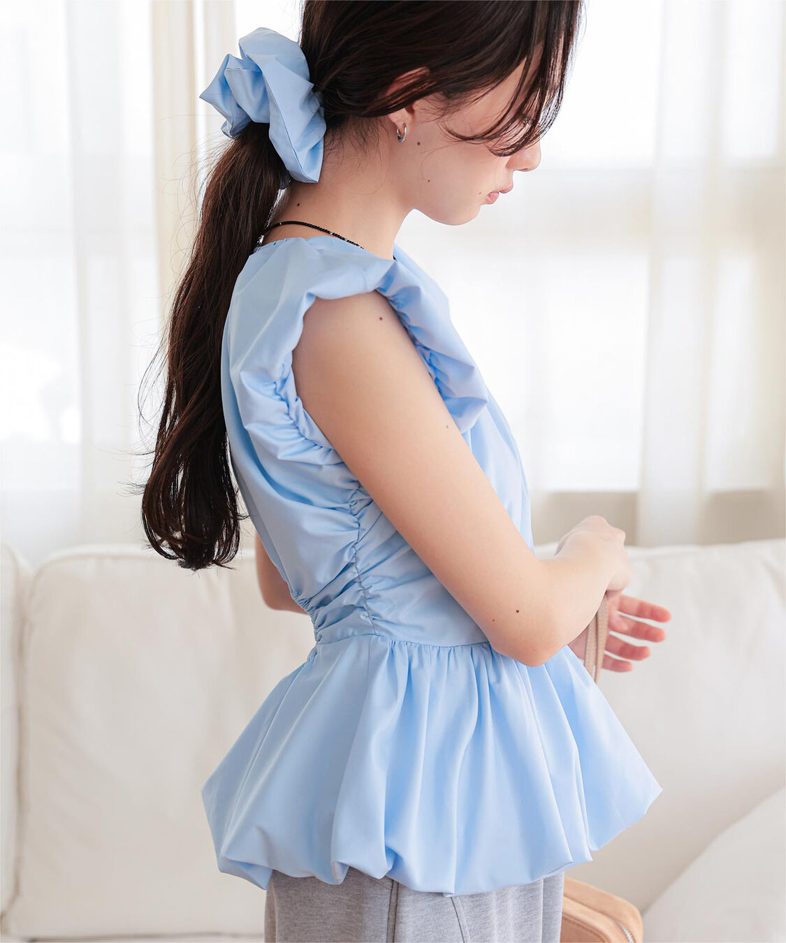 miette「シュシュセットバルーンブラウス」|シャツ・ブラウス|