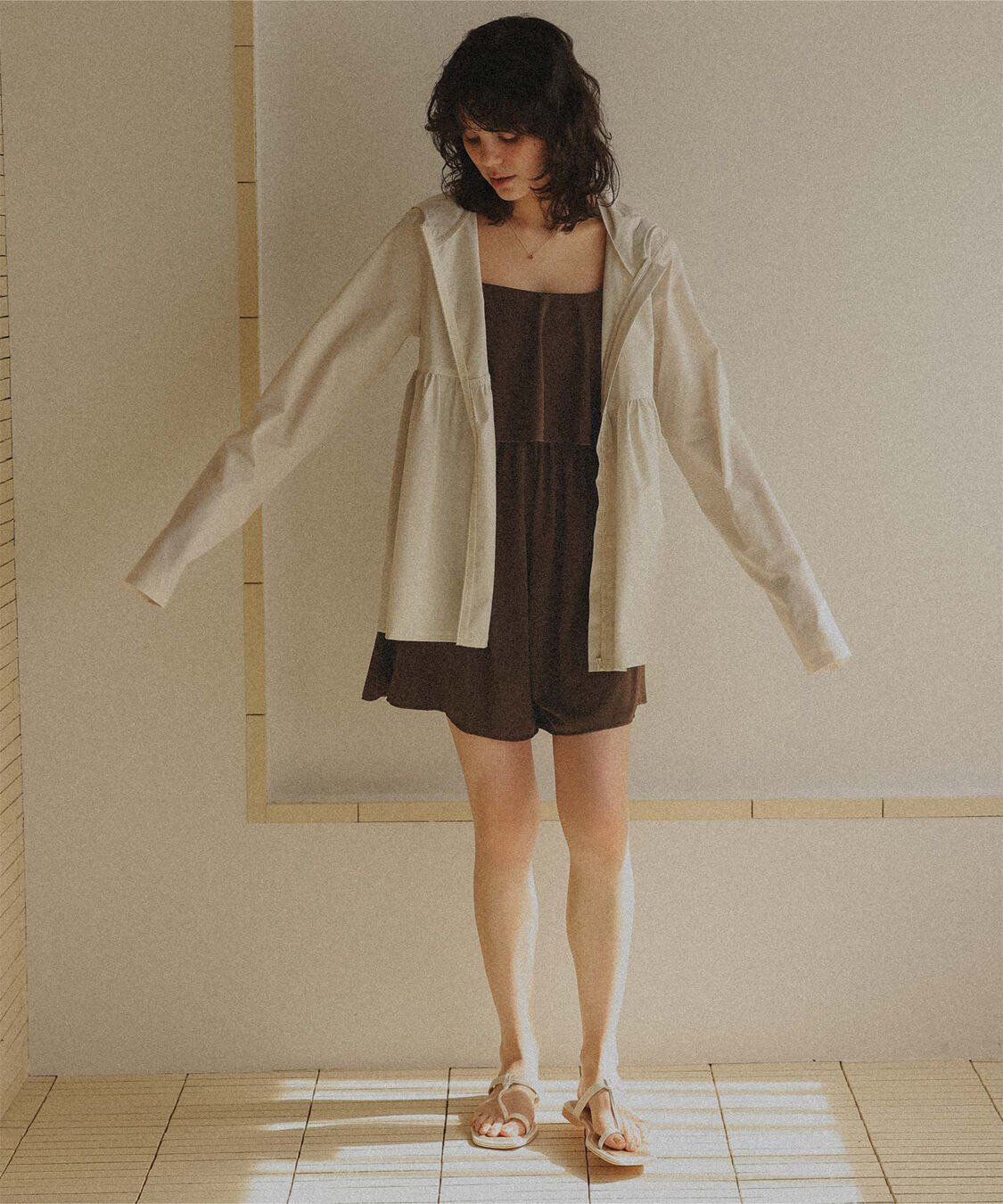 titivate「レイヤードデザインオールインワン/ワンピース水着」|コンビネゾン|