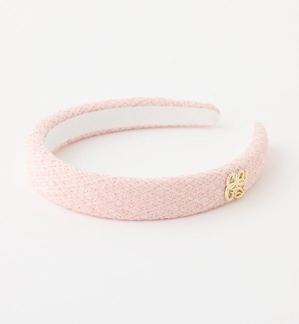 「【Eliane Collection】ロゴカチューシャ」|その他|ピンク
