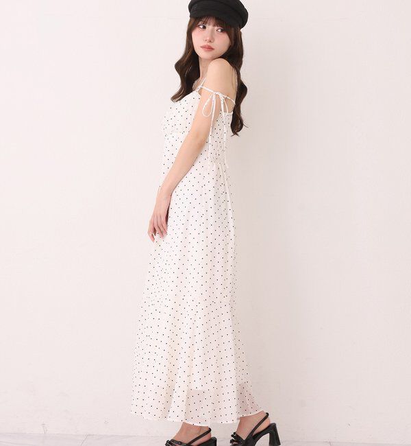  「【WEB限定リバイバル】ニットセットキャミワンピース」|ワンピース|