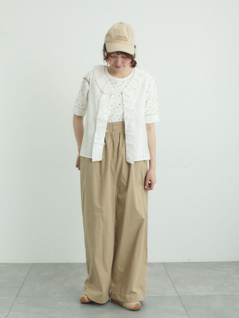 Samansa Mos2「【メルヘン&times;Samansa Mos2】ワッフル総柄Tシャツ」|Tシャツ・カットソー|