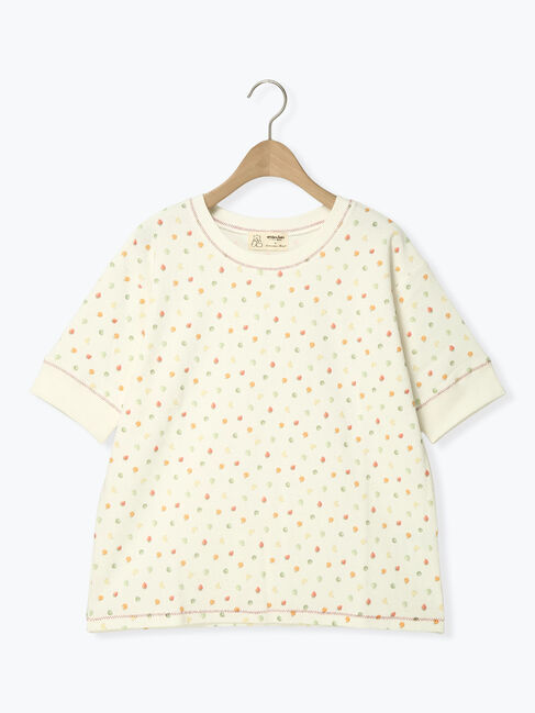 Samansa Mos2「【メルヘン&times;Samansa Mos2】ワッフル総柄Tシャツ」|Tシャツ・カットソー|