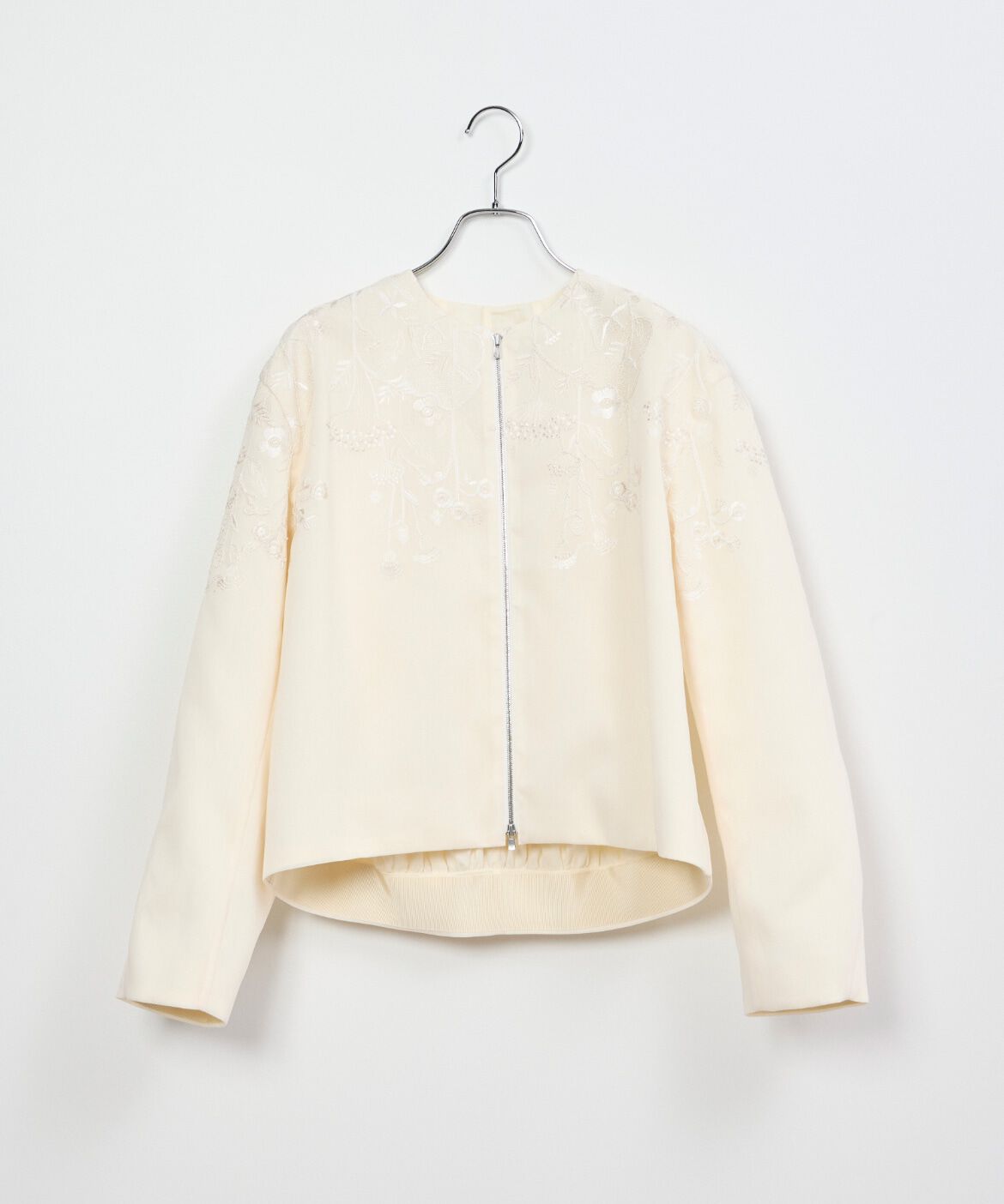 INED「フロントジップブルゾン《la veille by SUPERIOR CLOSET》」|その他|オフホワイト1