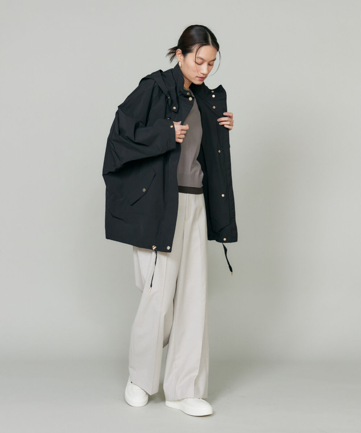 INED「モッズコート SUMMER ANORAK《WOOLRICH》」|ピーコート|
