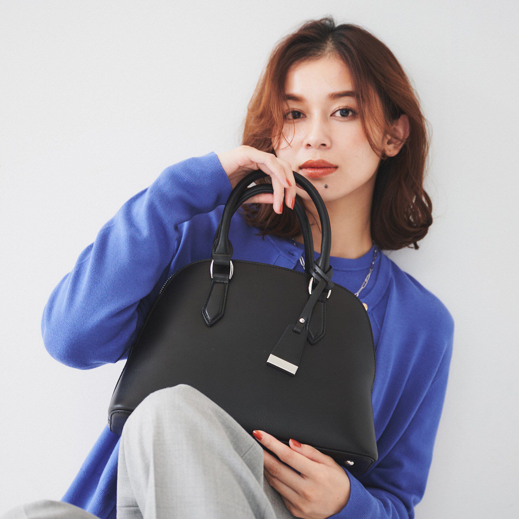 UNTITLED「【追加8／名品】2WAYポケットボストンバッグ」|ハンドバッグ|