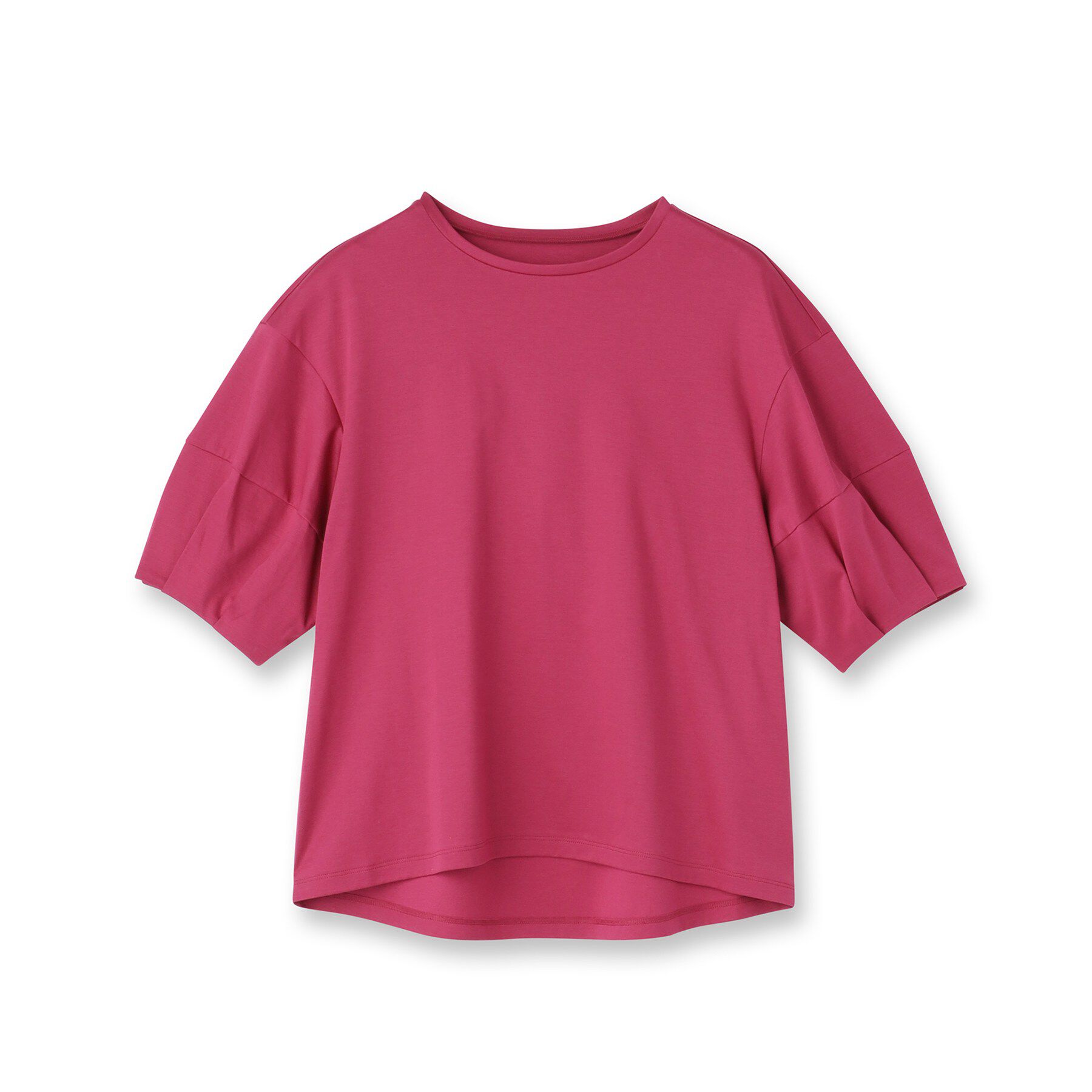 UNTITLED「【汗染み防止/接触冷感】ランタンスリーブプルオーバー」|Tシャツ・カットソー|