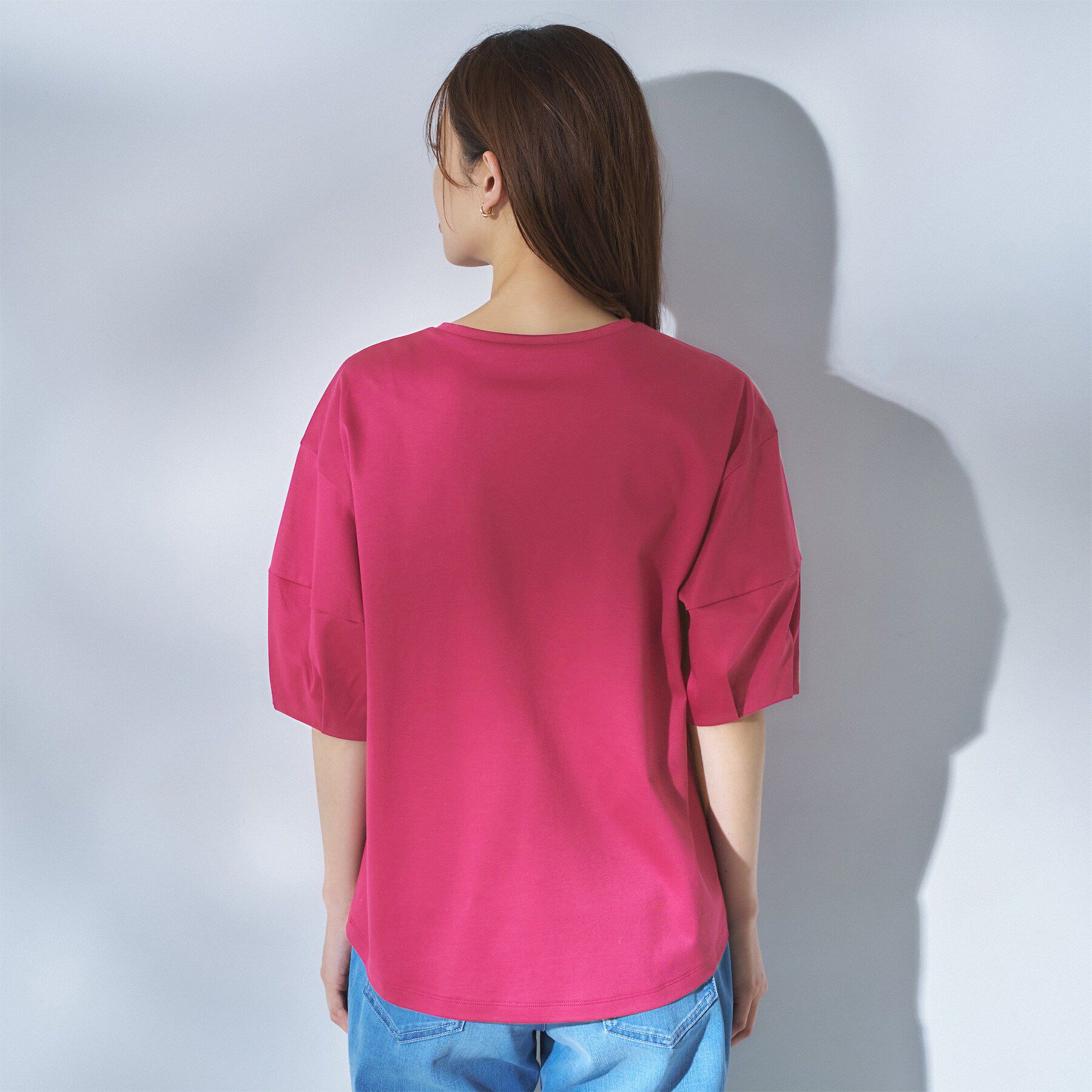 UNTITLED「【汗染み防止/接触冷感】ランタンスリーブプルオーバー」|Tシャツ・カットソー|