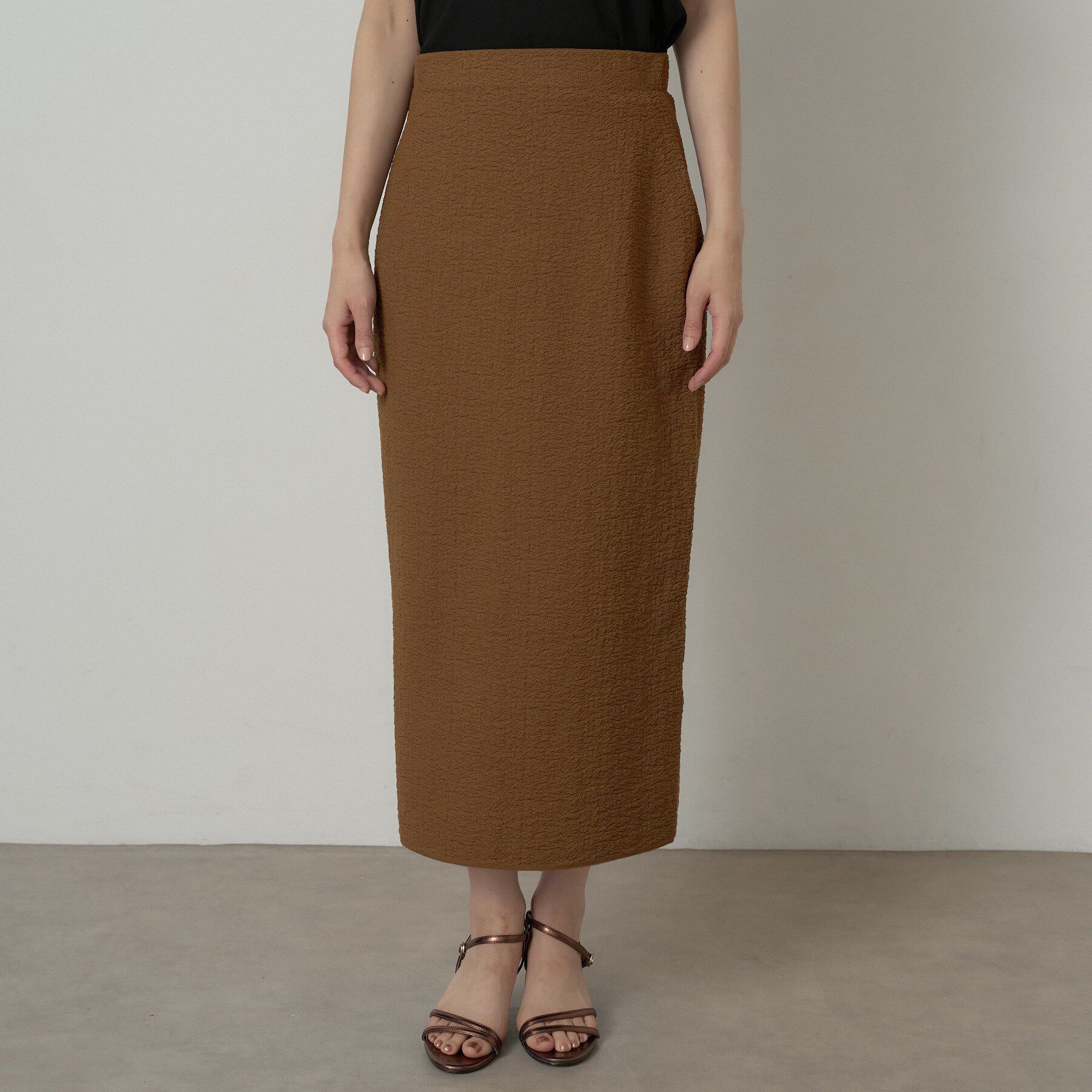 UNTITLED「【セットアップ可】ドライタッチニットスカート」|スカート|