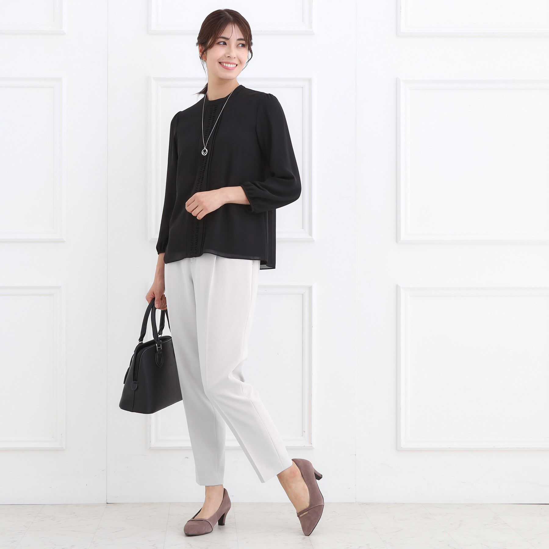 Reflect「【SS-4Lサイズ／通勤／セットアップ可】テーパードパンツ」|その他|