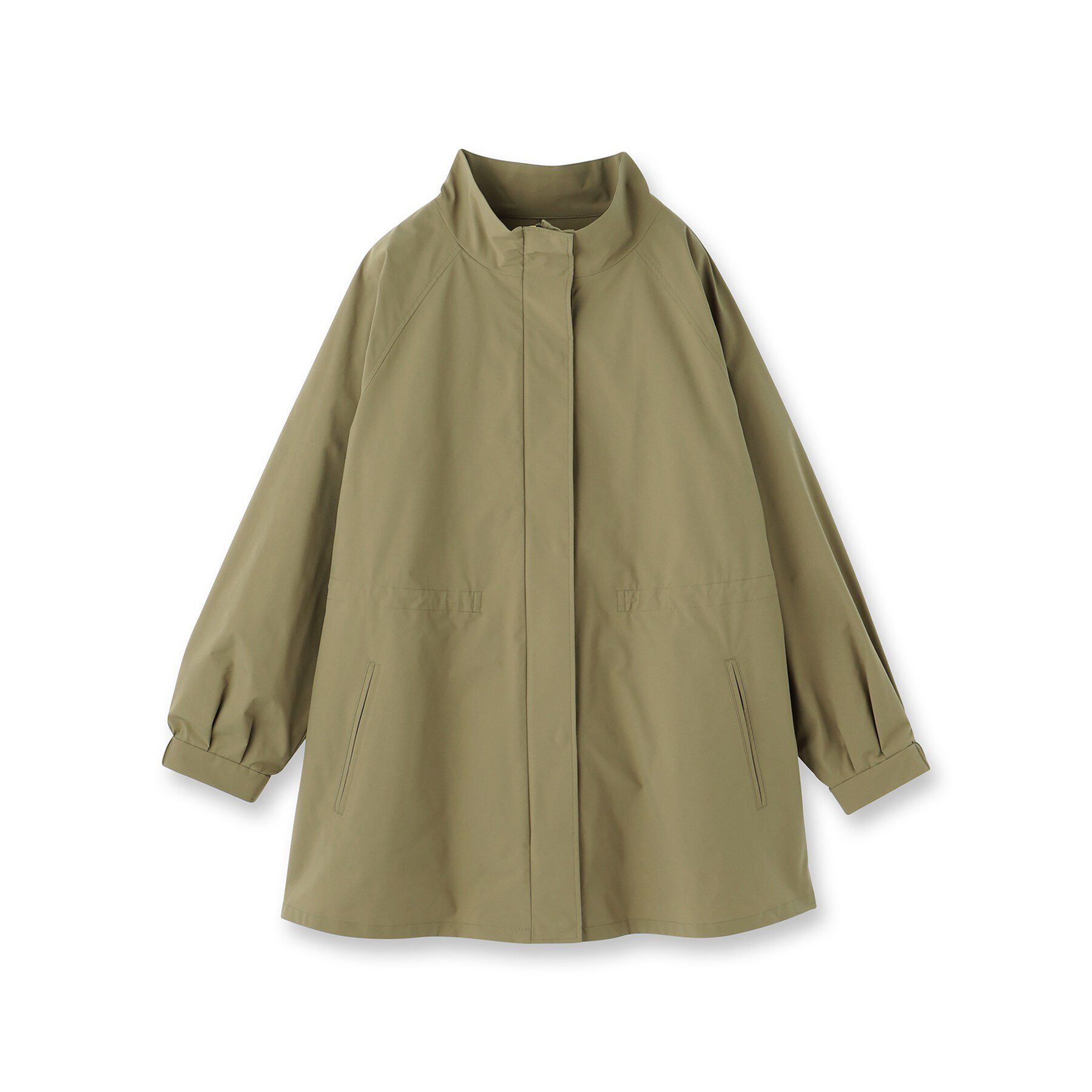 Reflect「【撥水】ストレッチタフタミドル丈スタンドカラーコート」|その他|