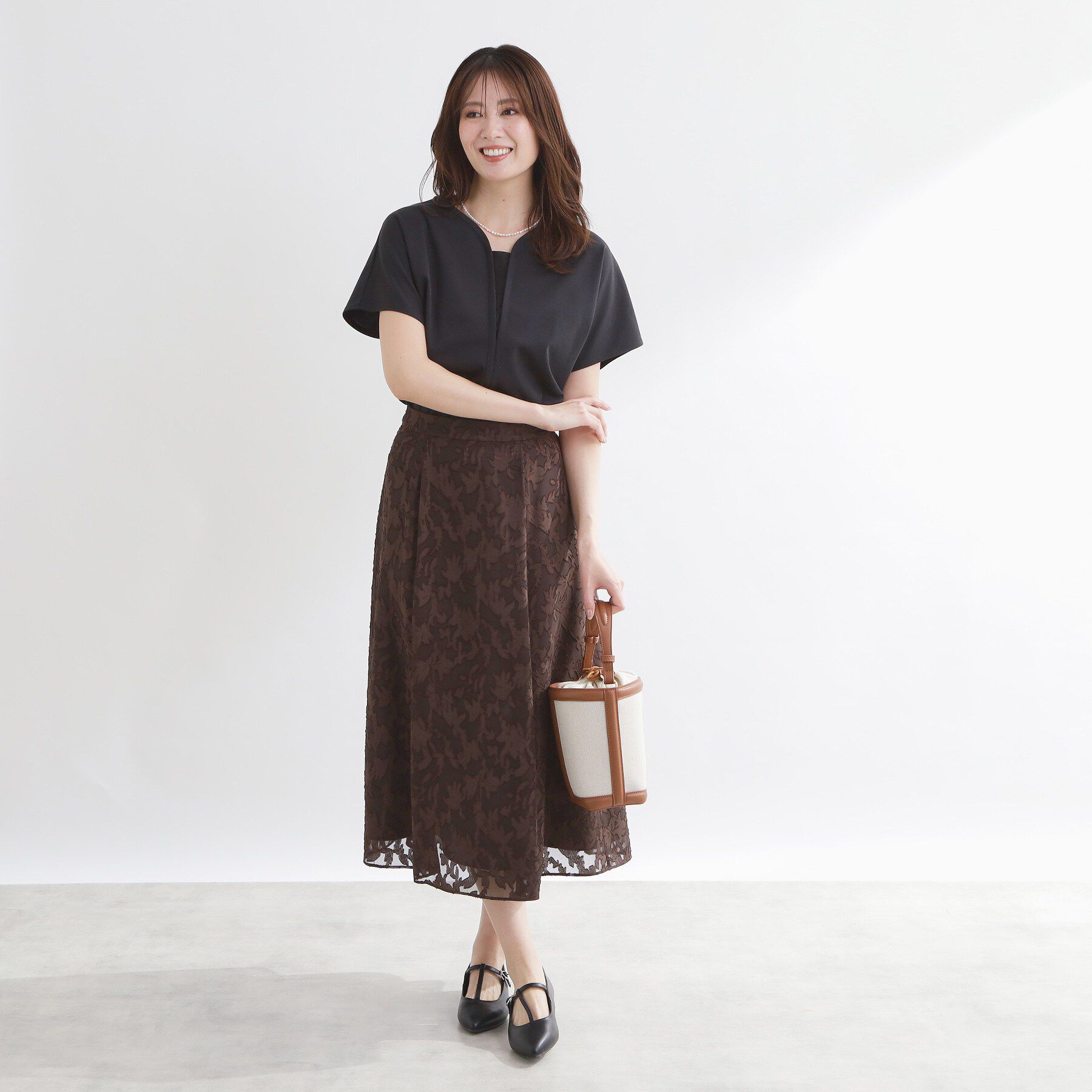 Reflect「【UVカット／接触冷感／吸水速乾】フレアスリーブプルオーバー」|Tシャツ・カットソー|