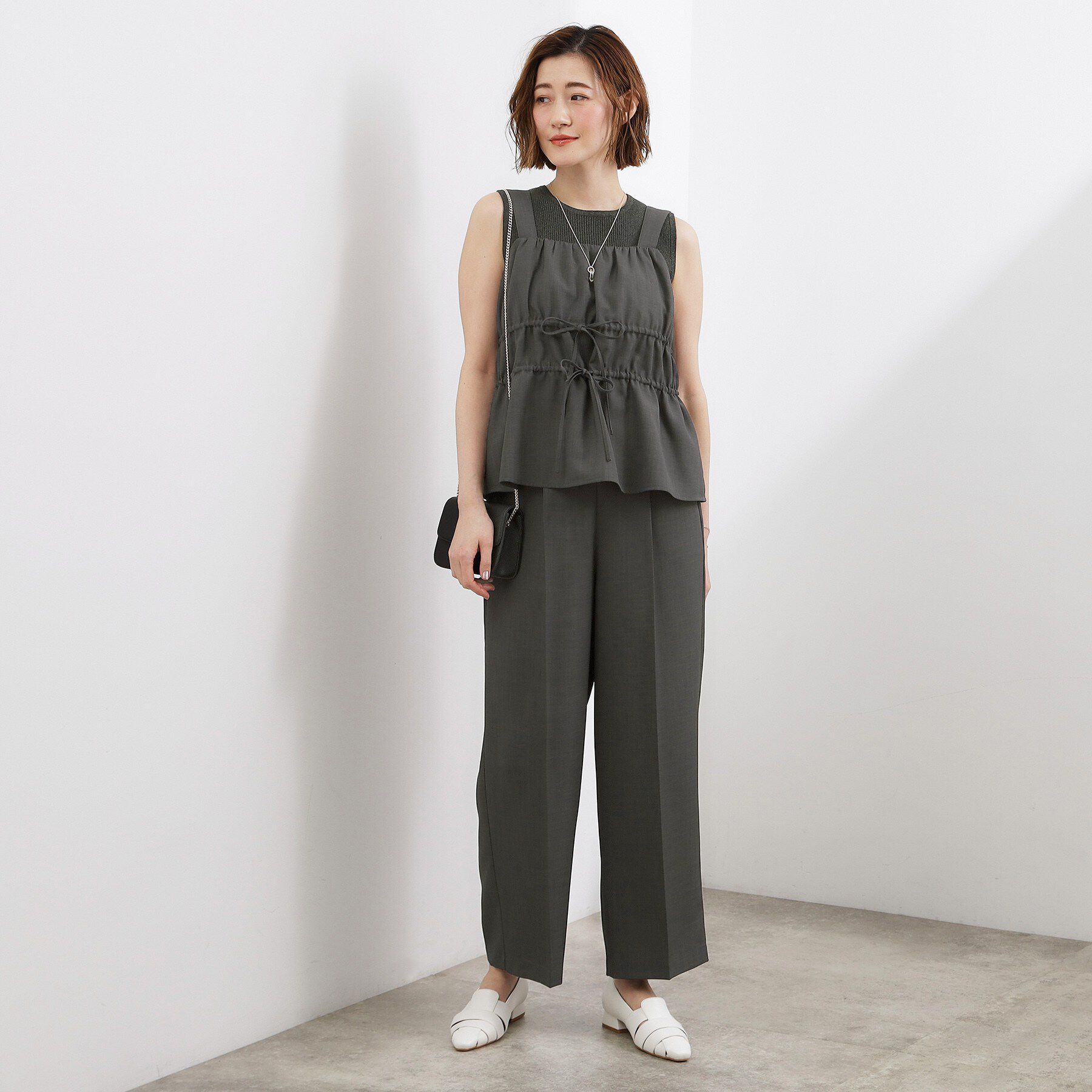 grove「高評価！シャーリングビスチェSET UP」|スーツ|