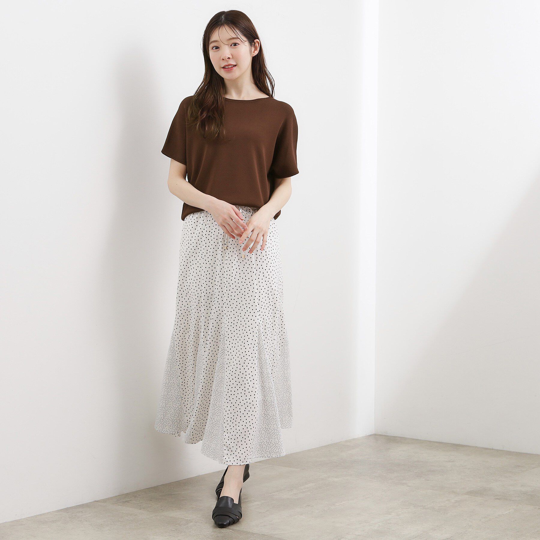 grove「【シリーズ累計36万枚！名品ニット】やわらかドライタッチ ドルマンニット」|ニット・セーター|