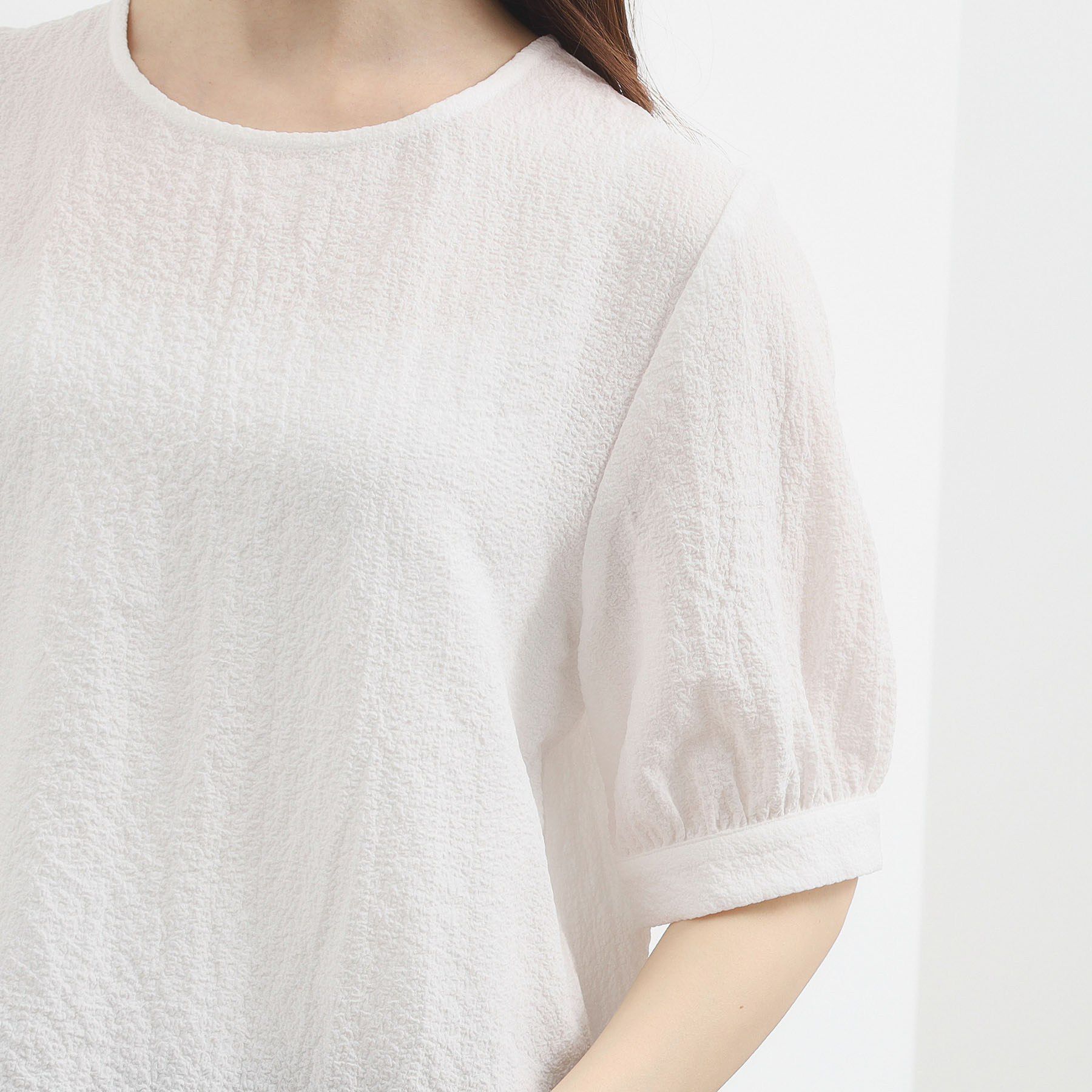 grove「【2点SET】着るだけで完成、透かし編みニットビスチェ&times;ブラウス」|その他|