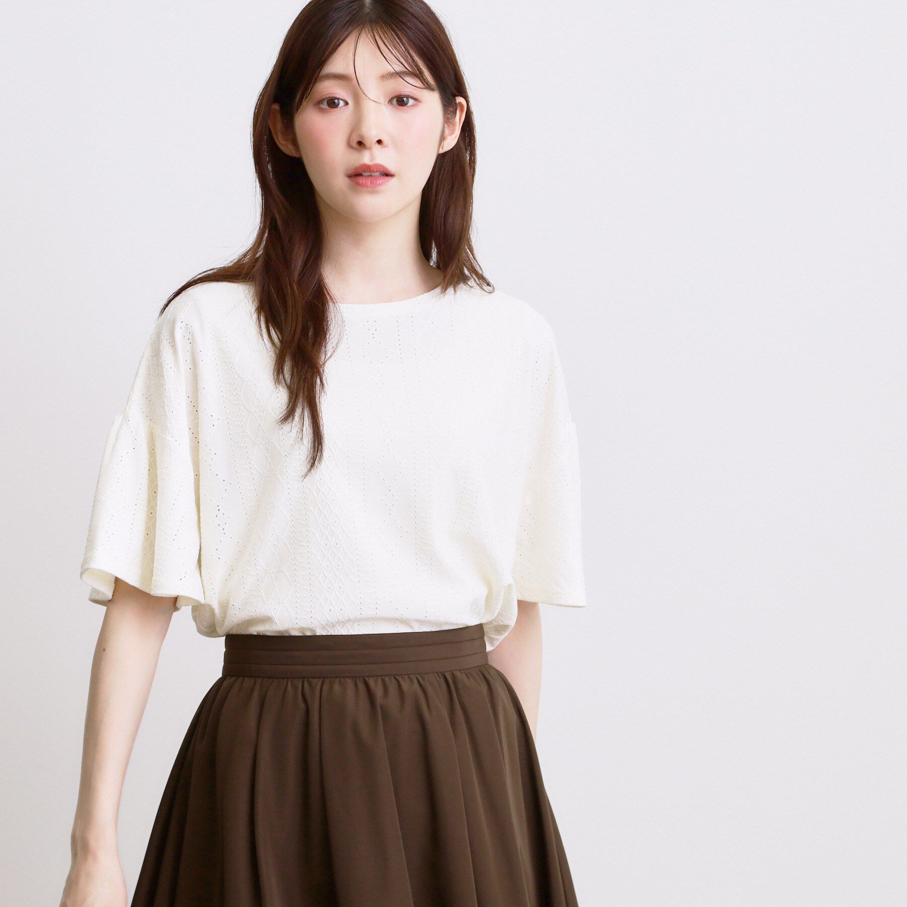 grove「アイレットレースカットソー」|Tシャツ・カットソー|