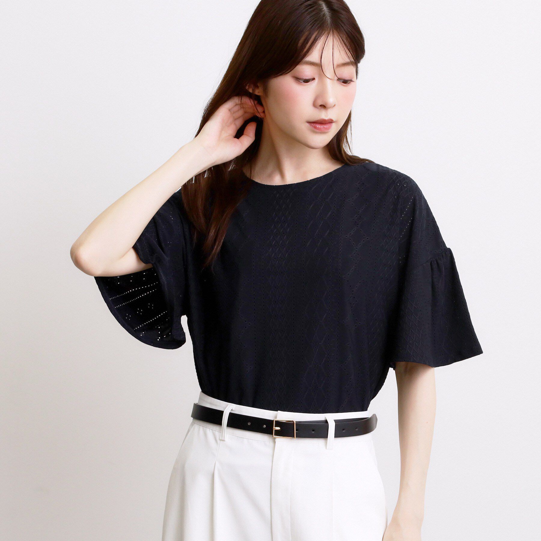 grove「アイレットレースカットソー」|Tシャツ・カットソー|