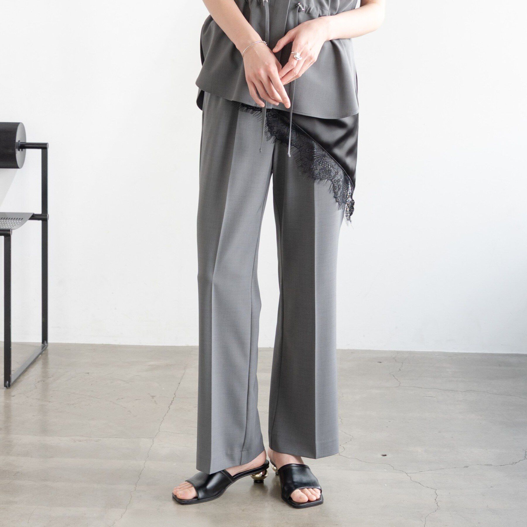 GALLEST「Comfy SET UP｜ストレートフレアパンツ【セットアップ対応／通勤／カセット服／接触冷感／UV」|その他|