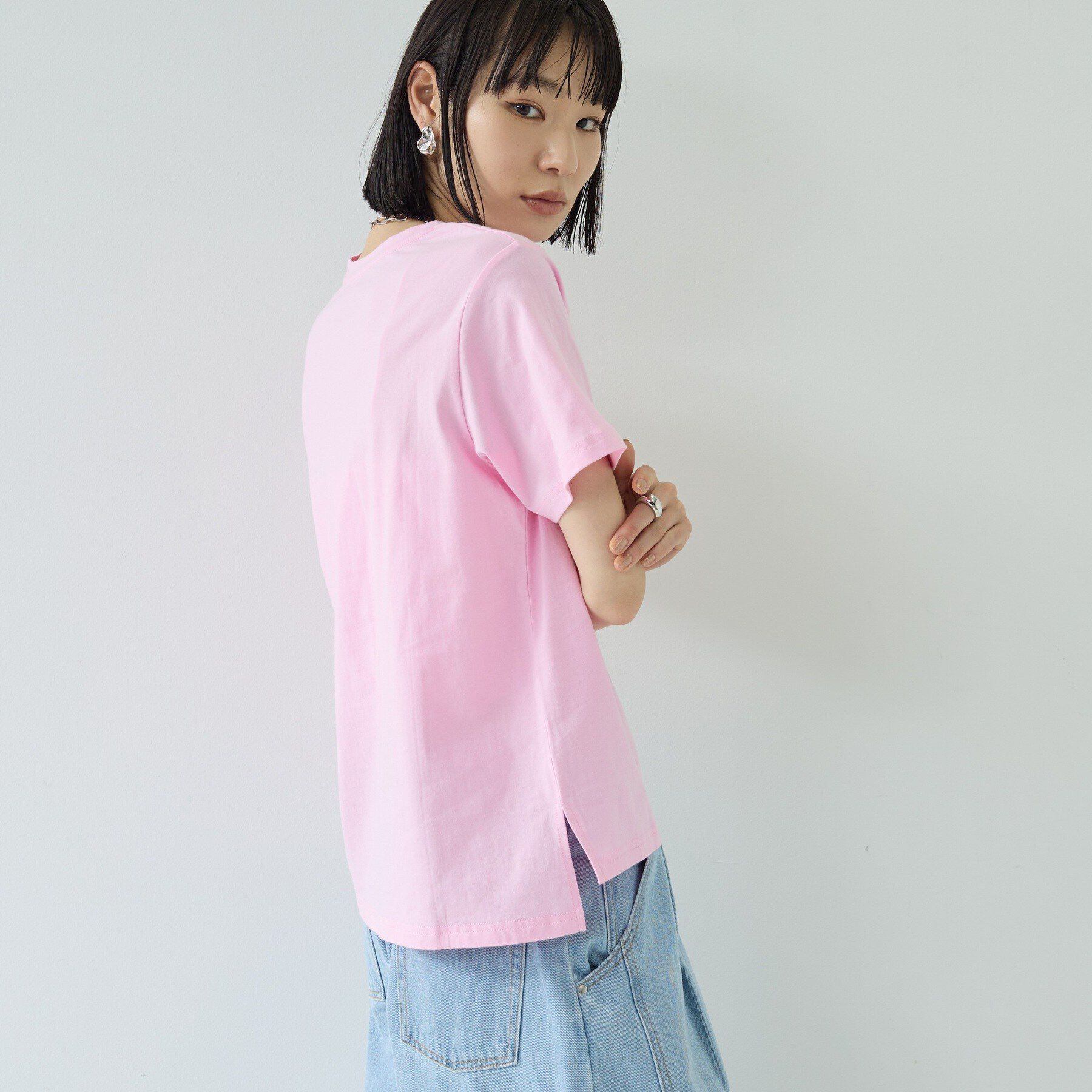 GALLEST「ボックスシルエットTシャツ【接触冷感】」|Tシャツ・カットソー|