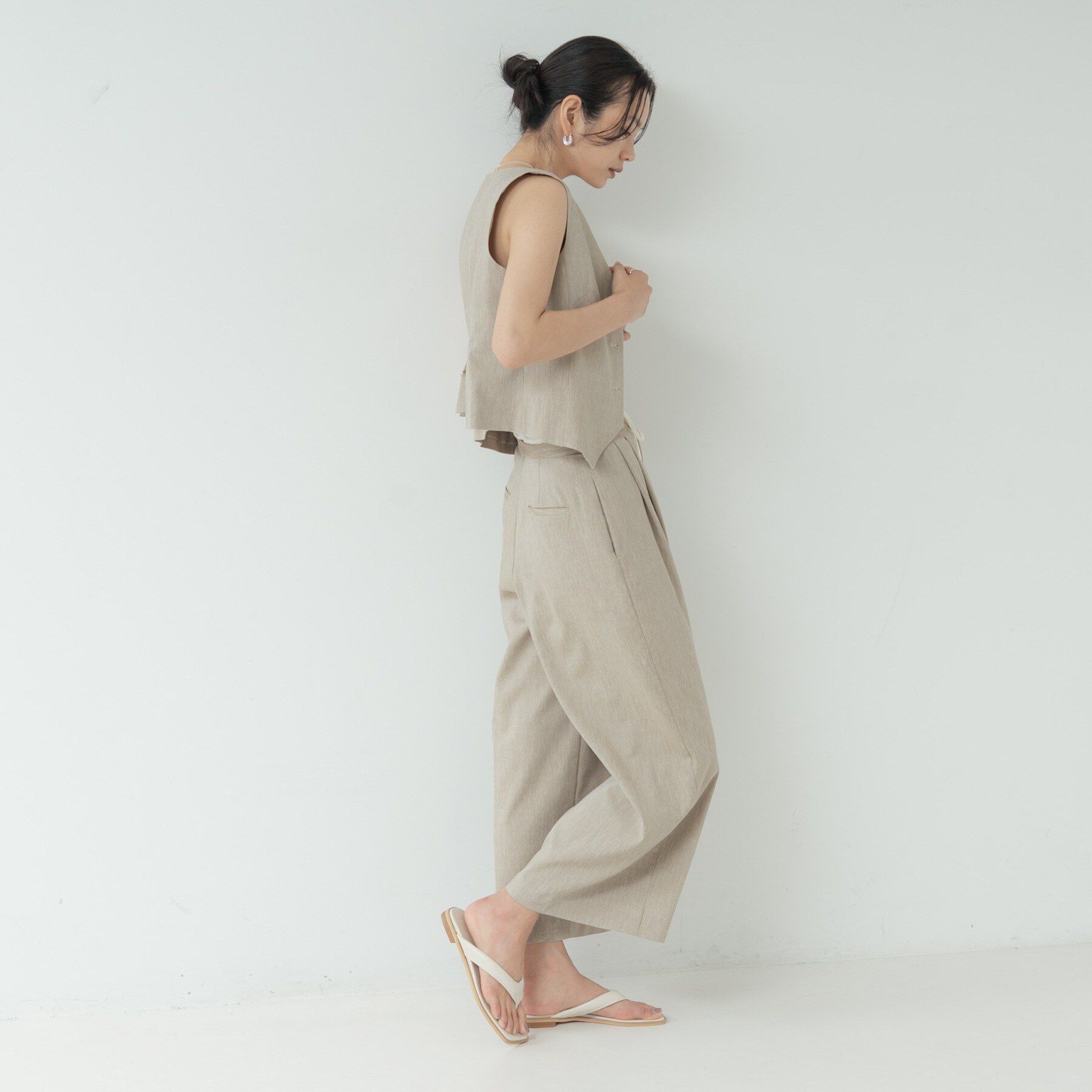 GALLEST「イージーリネンタックパンツ」|その他|