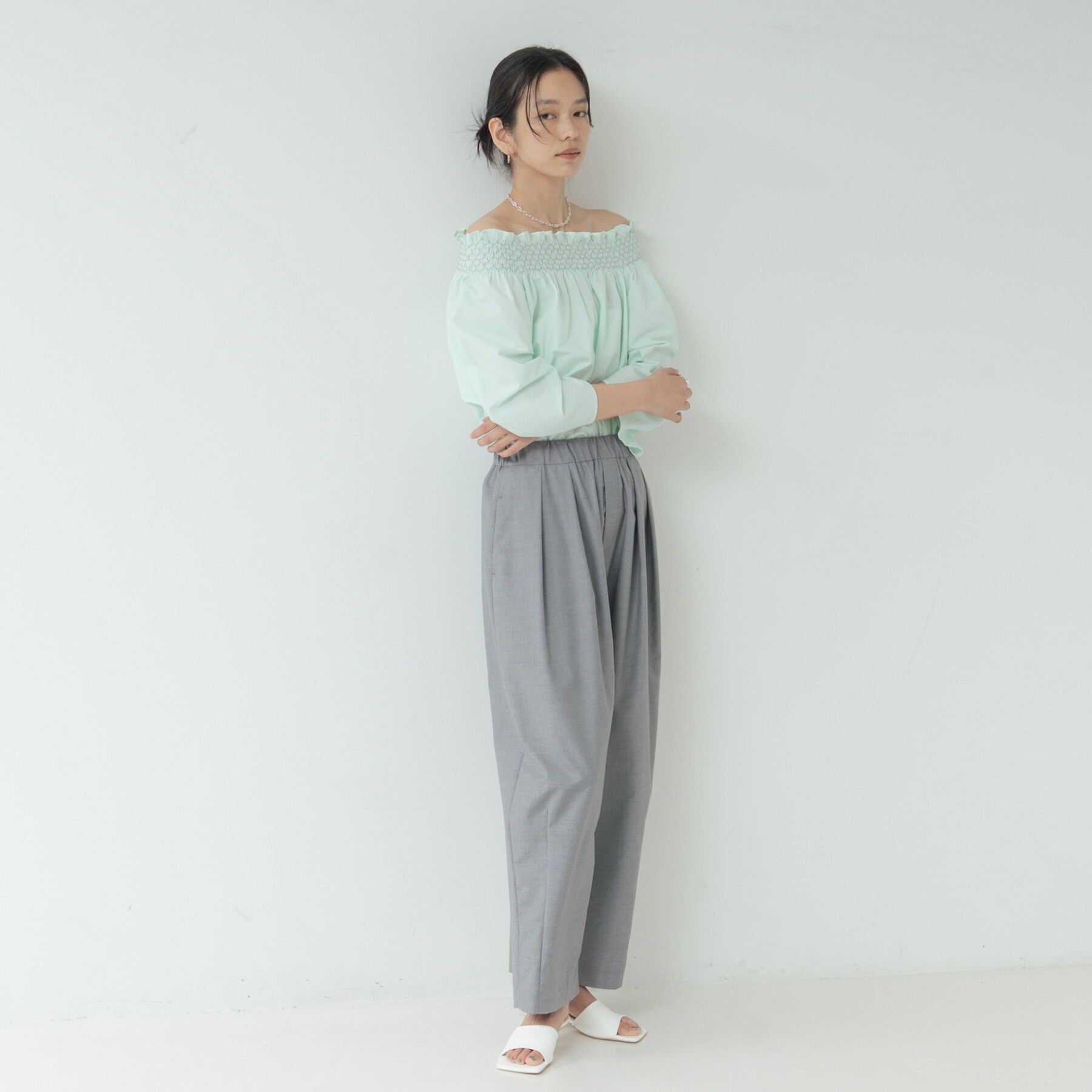 GALLEST「サッカーオフショルブラウス【再入荷／2WAY】」|シャツ・ブラウス|