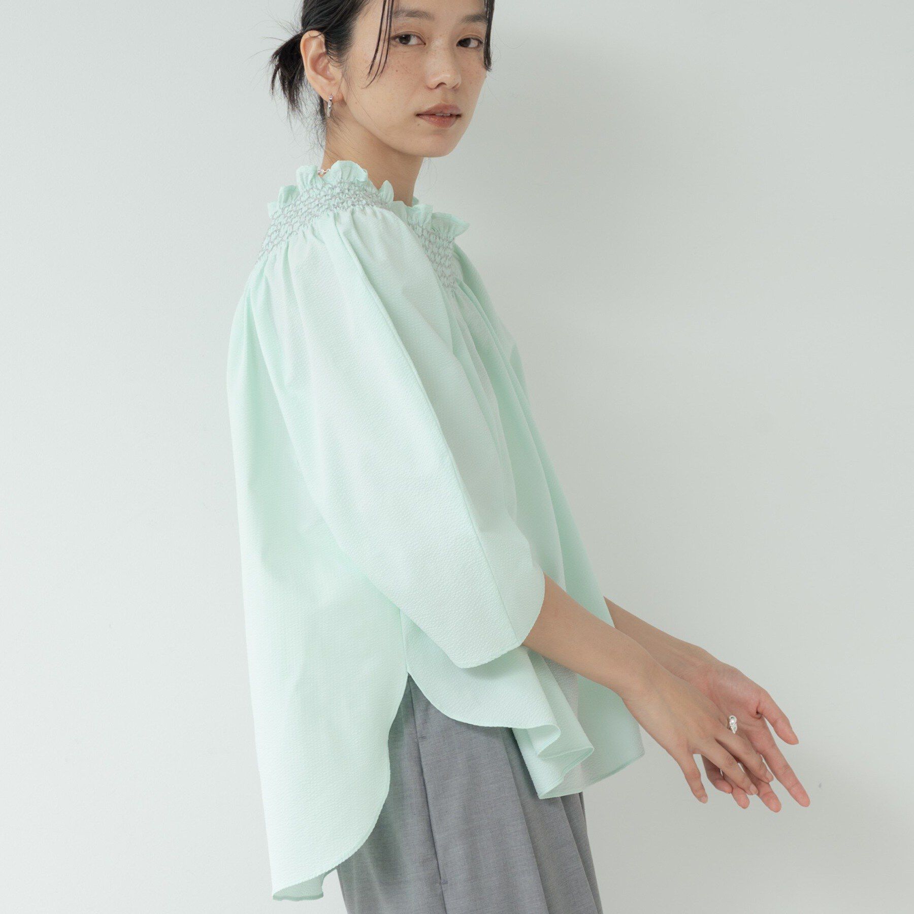 GALLEST「サッカーオフショルブラウス【再入荷／2WAY】」|シャツ・ブラウス|