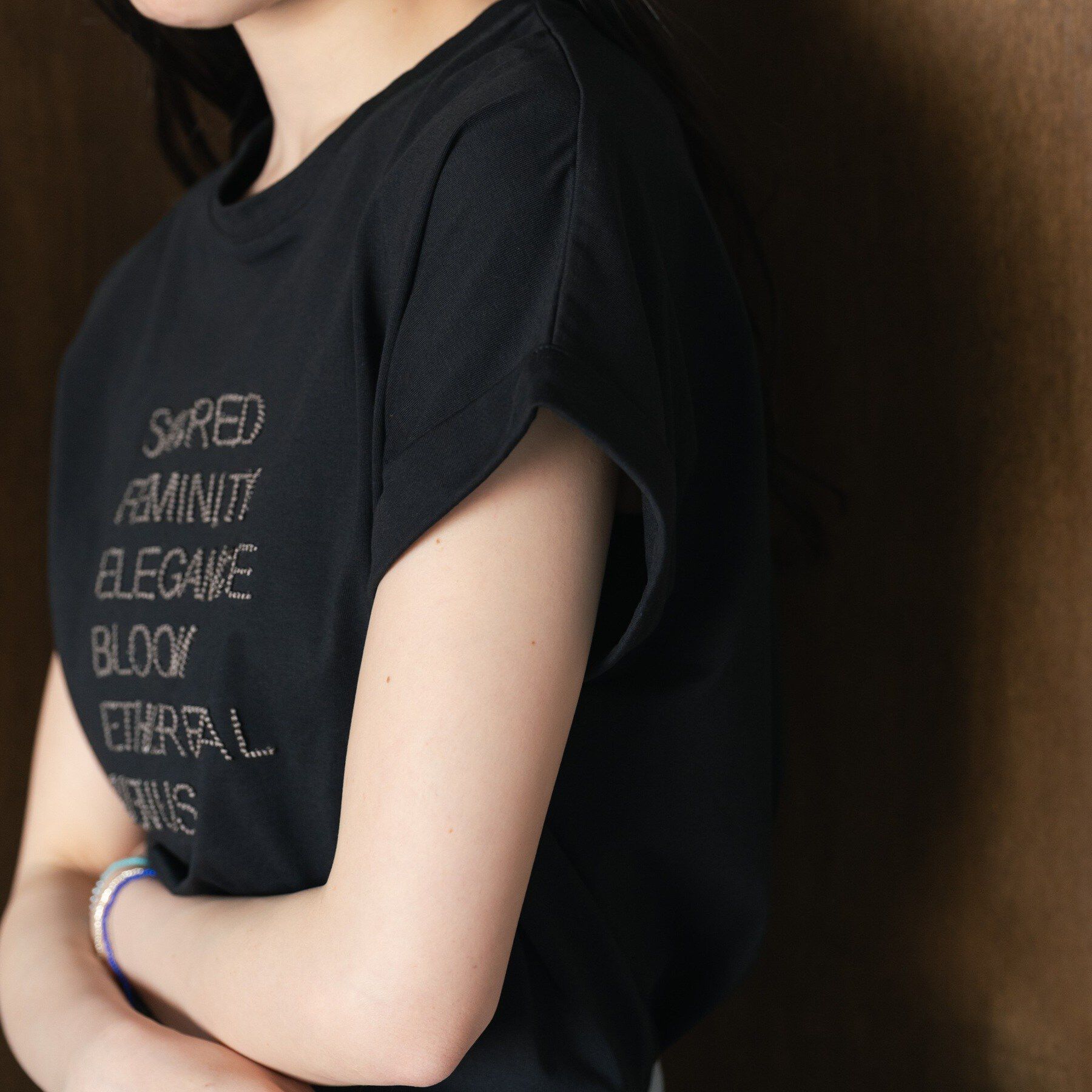 GALLEST「刺繍フレーズTシャツ【再入荷】」|Tシャツ・カットソー|