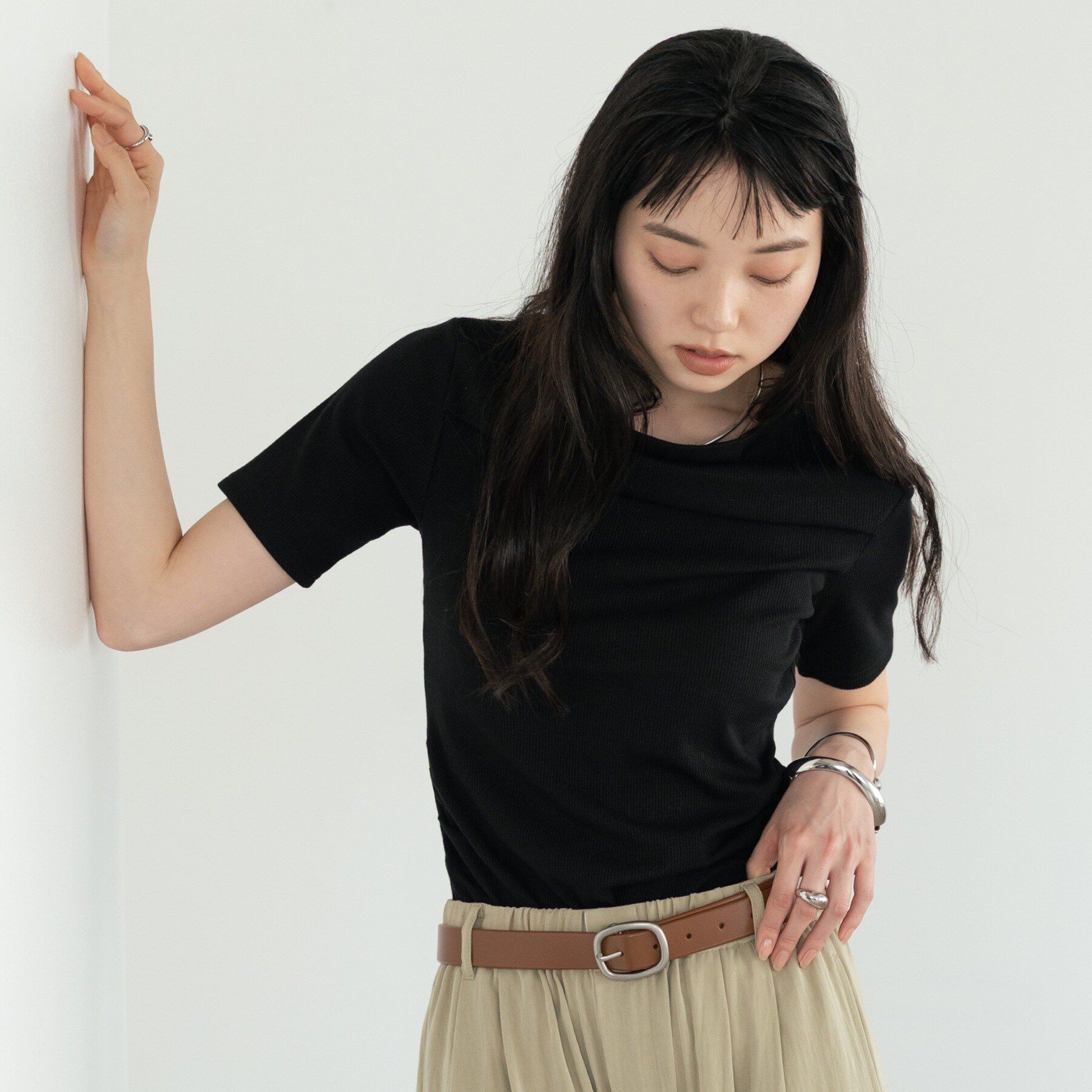 GALLEST「オフショルハーフスリーブカットソー」|Tシャツ・カットソー|
