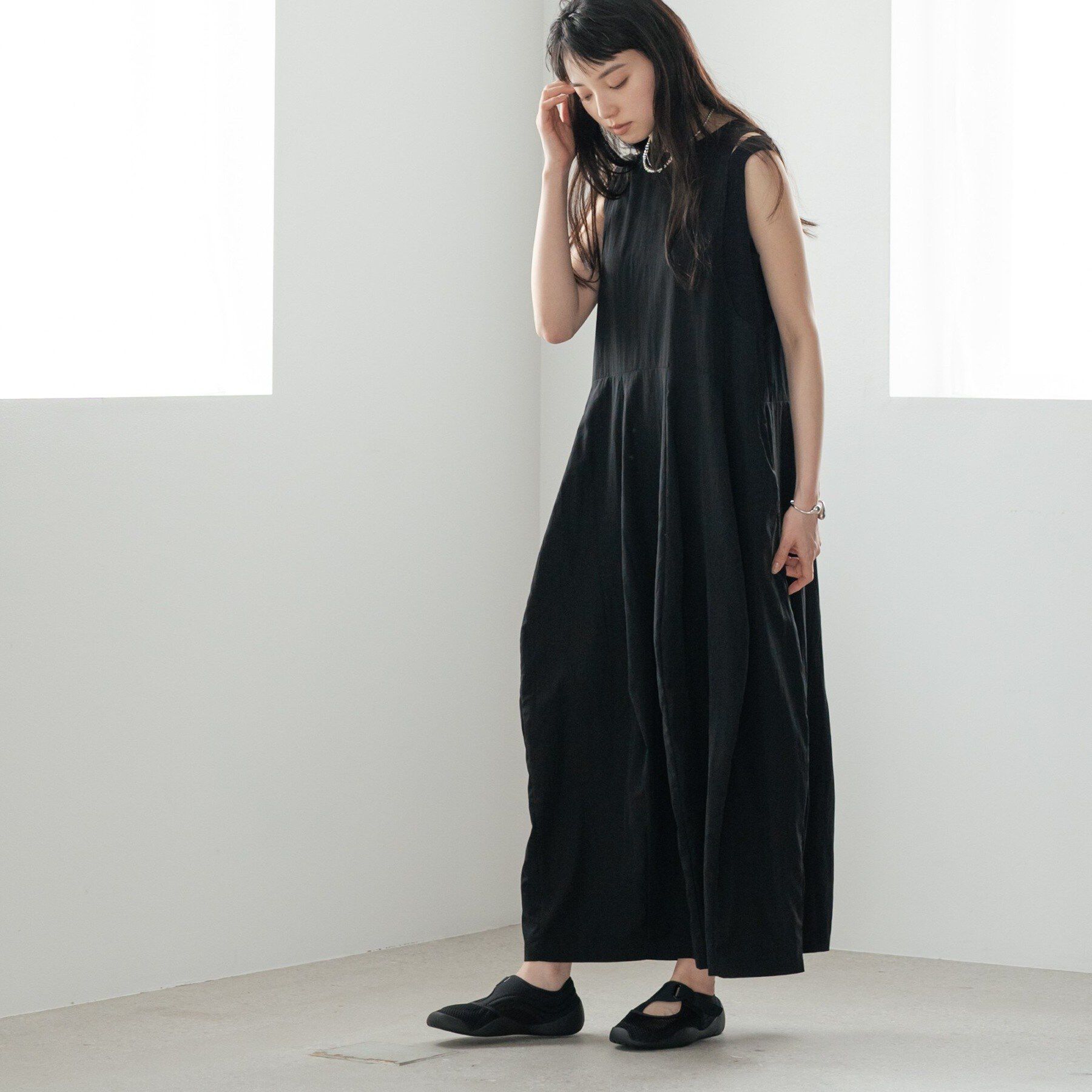 GALLEST「イレギュラータックナイロンワンピース【再入荷】」|ワンピース|