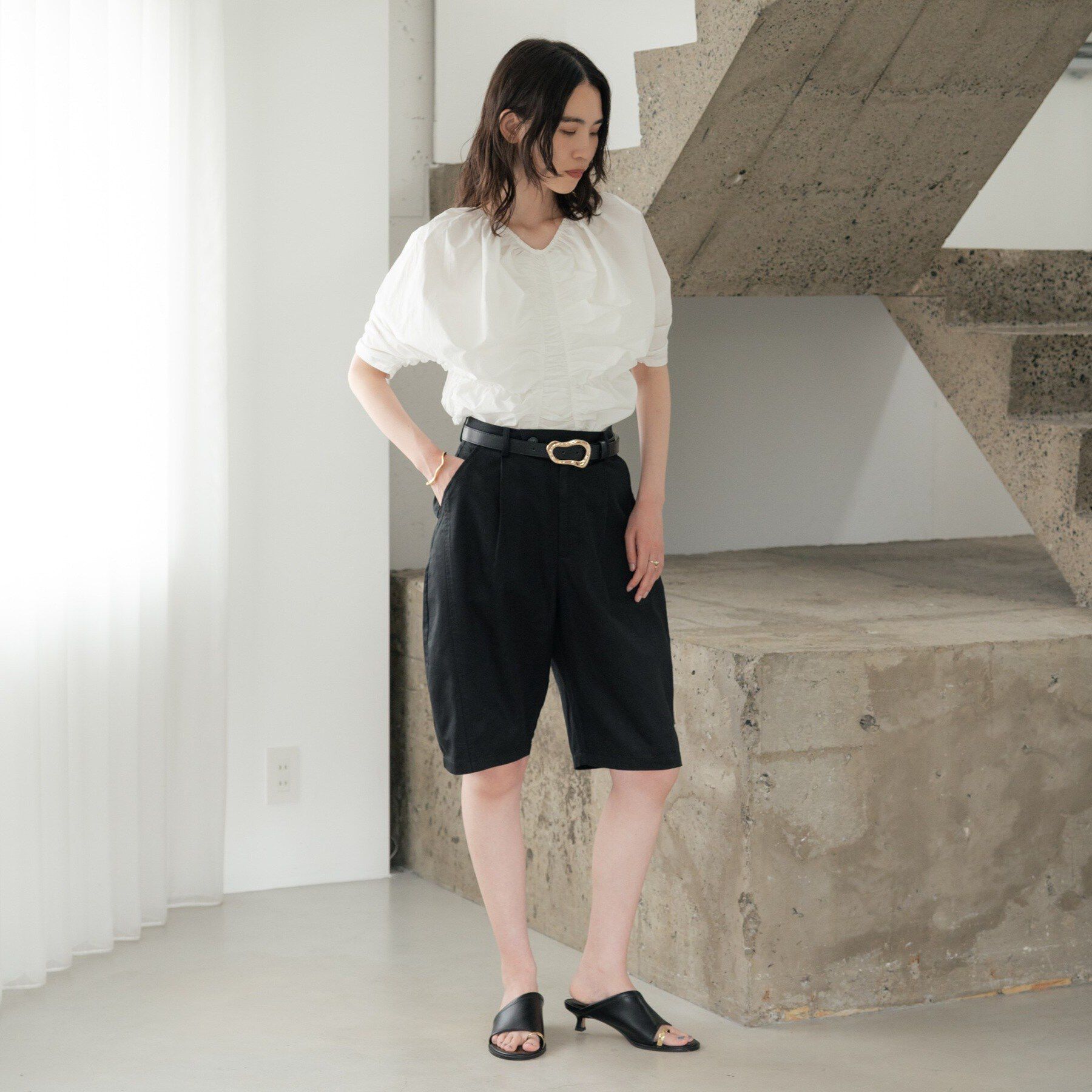 GALLEST「ハーフ丈バレルパンツ」|その他|