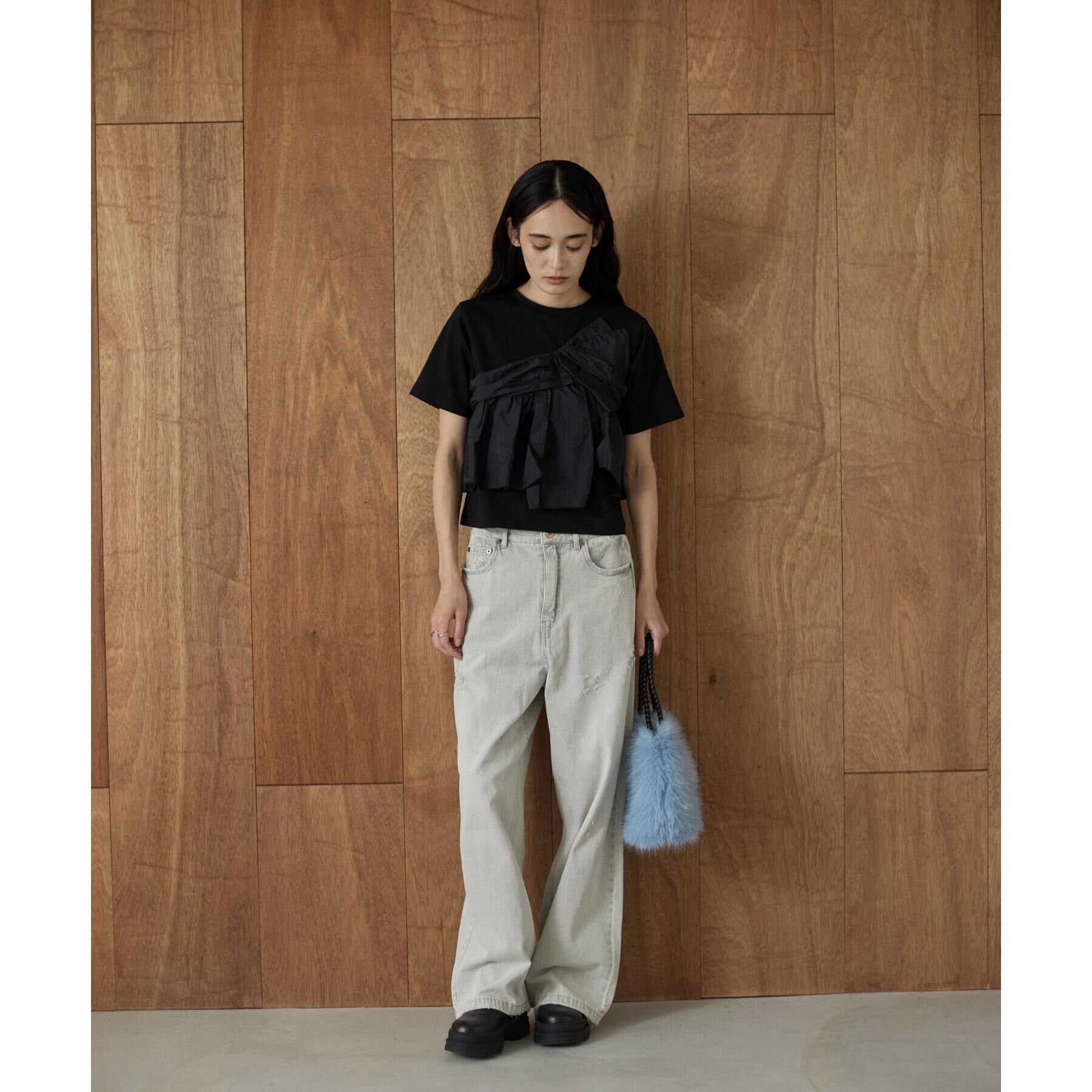 GALLEST「ツイストドッキングTシャツ」|Tシャツ・カットソー|