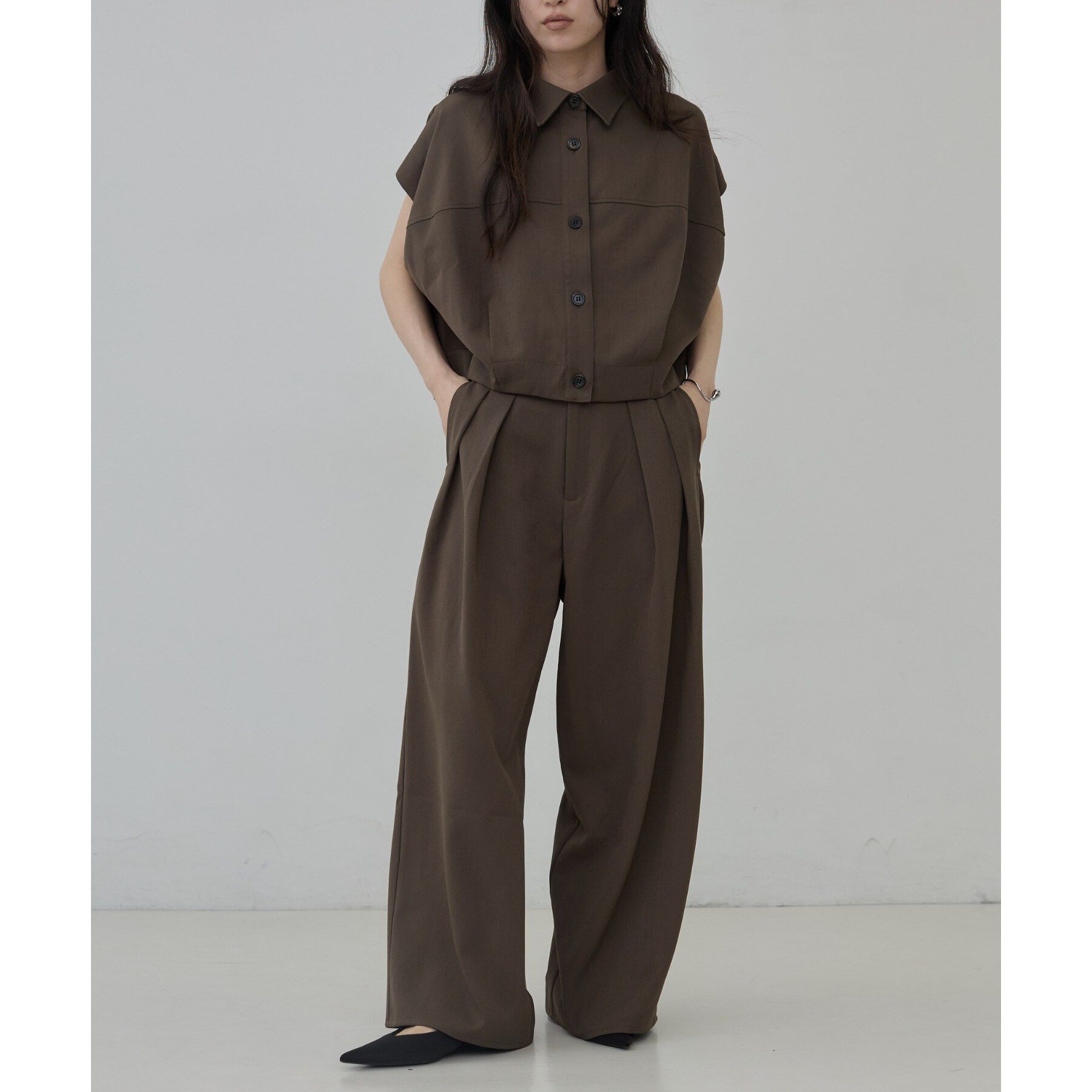 GALLEST「タックワイドパンツ【セットアップ可能】」|その他|