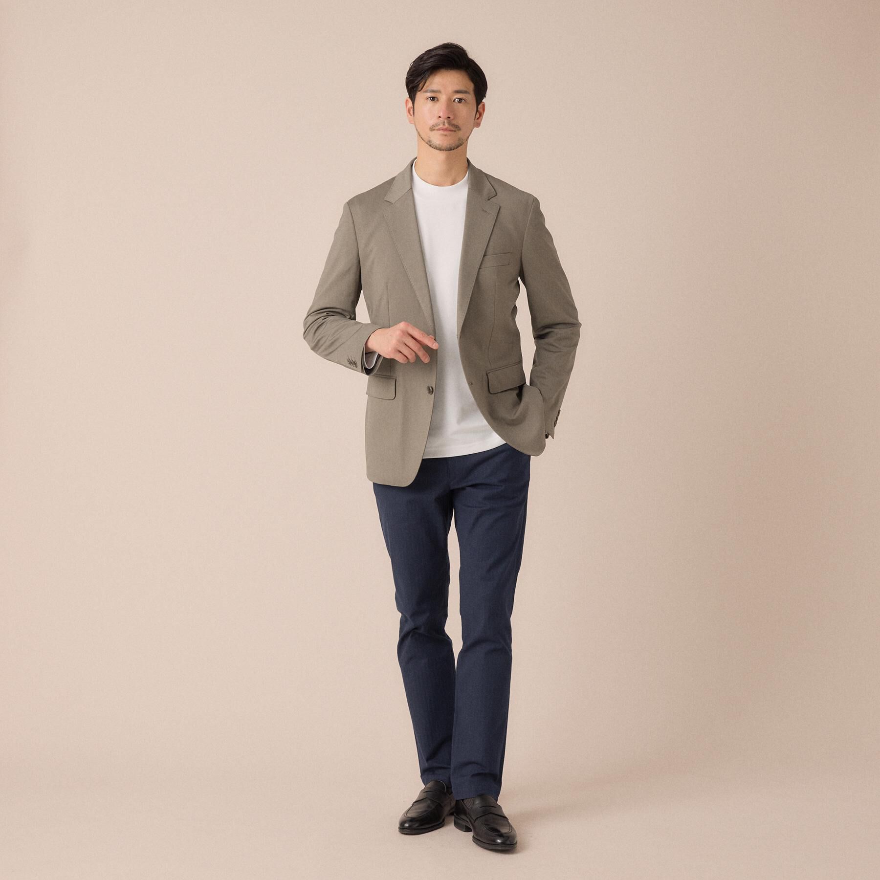 TAKEO KIKUCHI「ハイゲージ モックネックＴシャツ」|Tシャツ・カットソー|