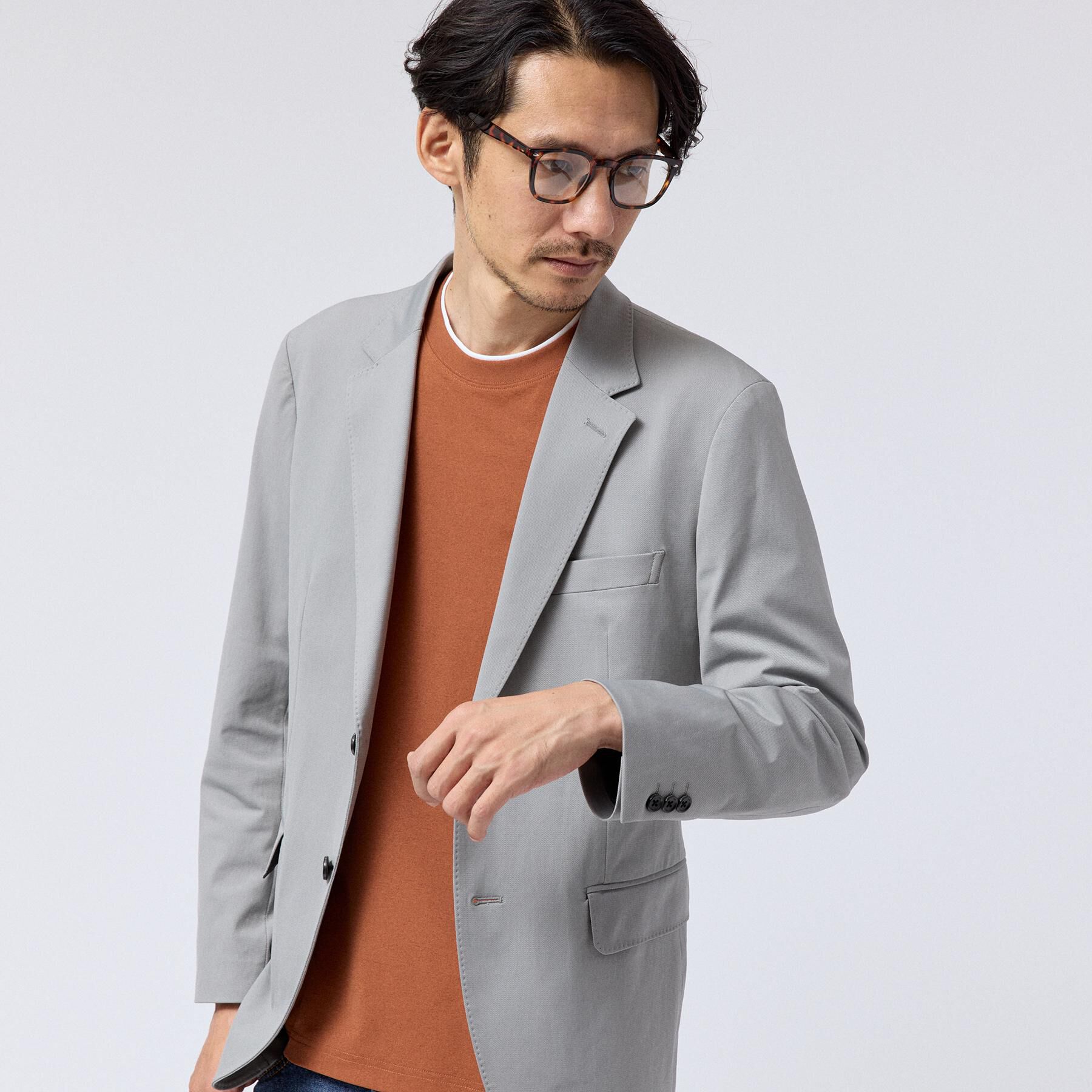 TAKEO KIKUCHI「【360&deg;ストレッチ／軽量】None Of Stress ライト ジャケット（セットアップ対応）」|テーラードジャケット|
