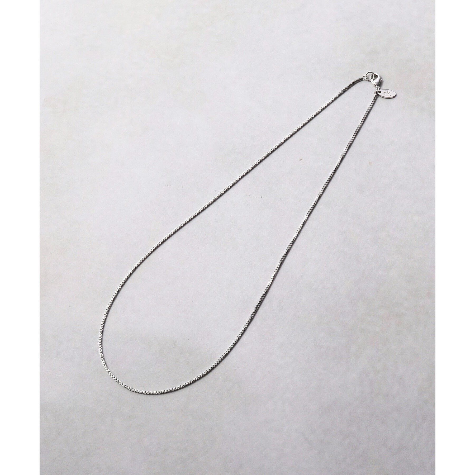 tk.TAKEO KIKUCHI「SINGLE CHAIN NECKLACE / シングルチェーンネックレス」|ネックレス|シルバー(006)