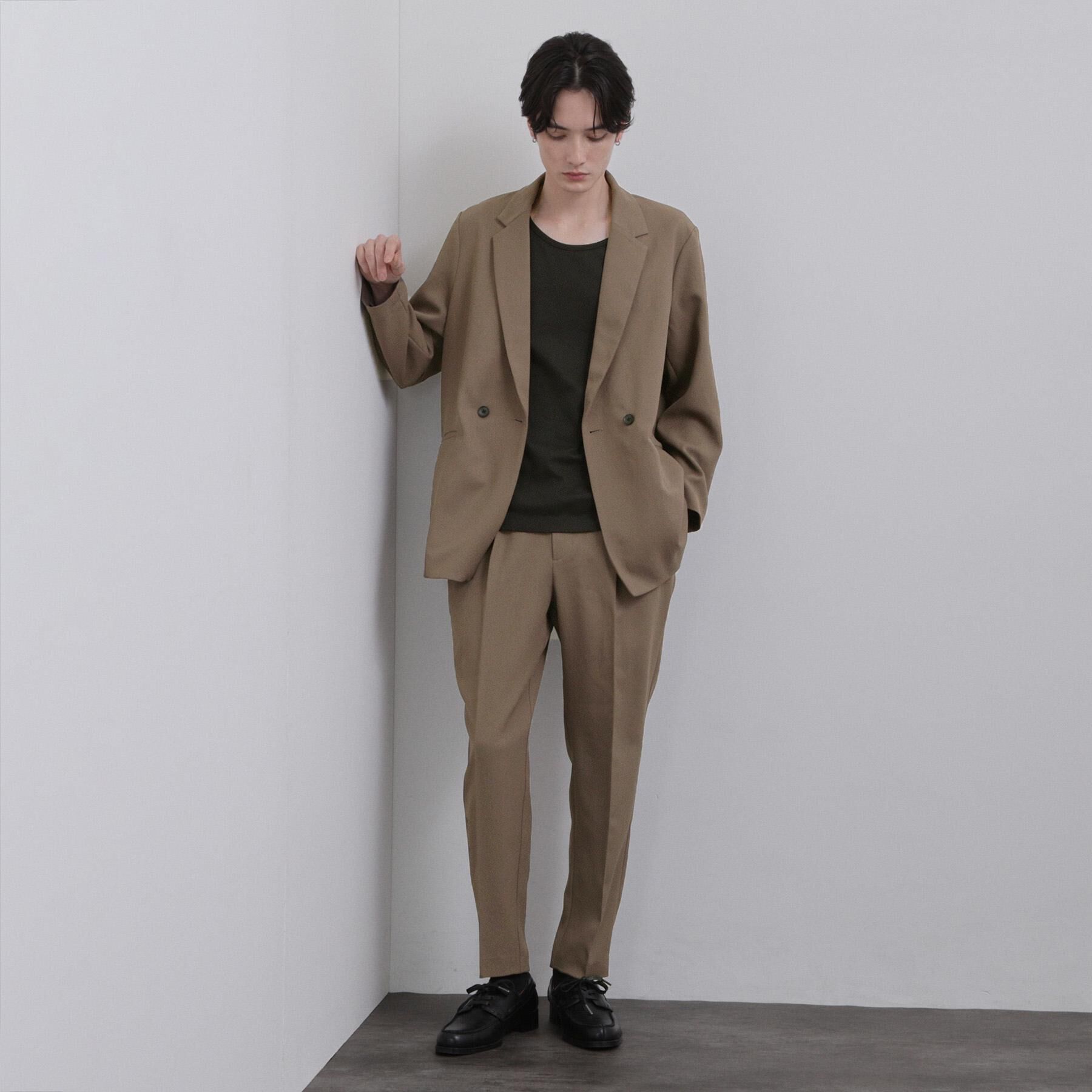 tk.TAKEO KIKUCHI「【テクニック不要でおしゃれ完成！】オーバーサイズダブルセットアップ/上下2点セット/コスパ良し/ON」|スーツ|