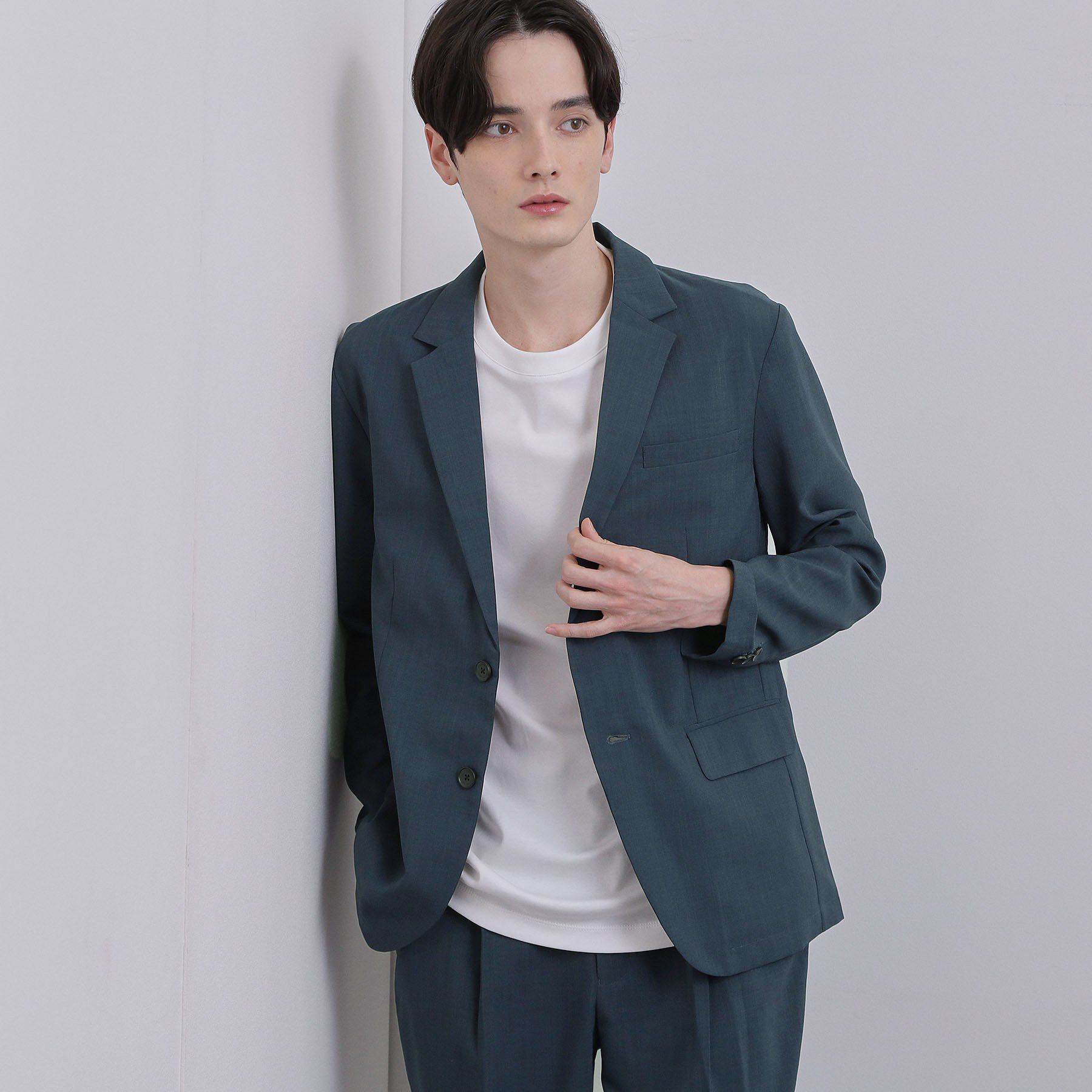 tk.TAKEO KIKUCHI「【上下2点セットアップ】AIRY DRY アソートセットアップ 吸水速乾/UVカット/マシーンウォッ」|スーツ|