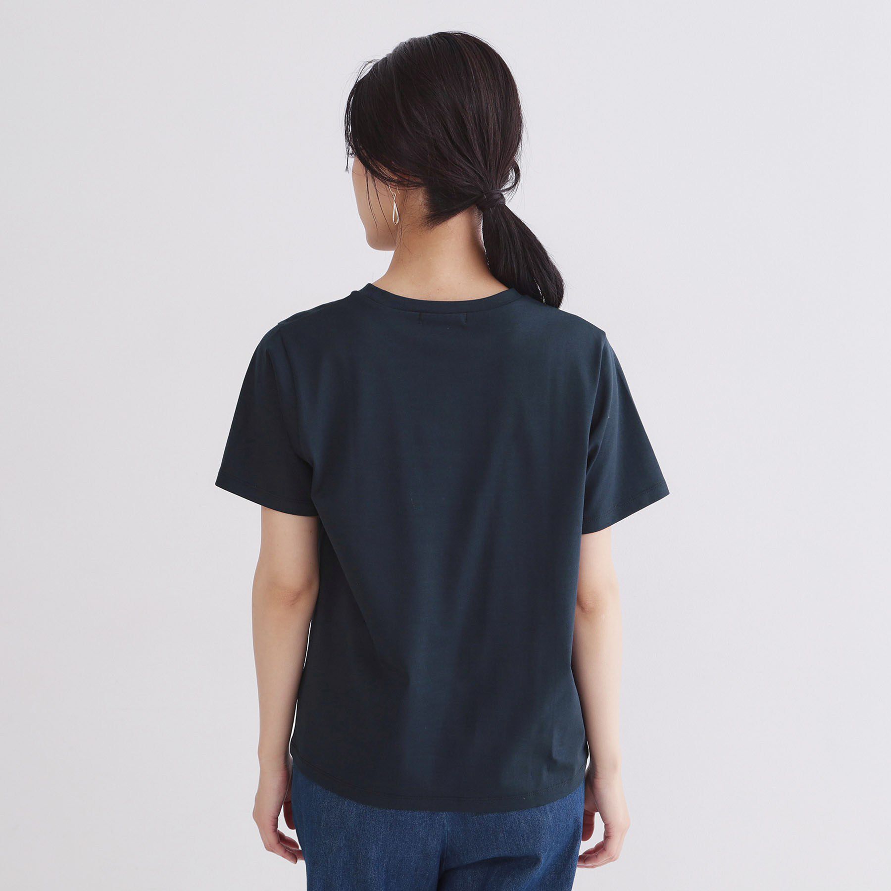 OPAQUE.CLIP「ロゴプリント刺繍アソートTシャツ【洗濯機OK】」|Tシャツ・カットソー|